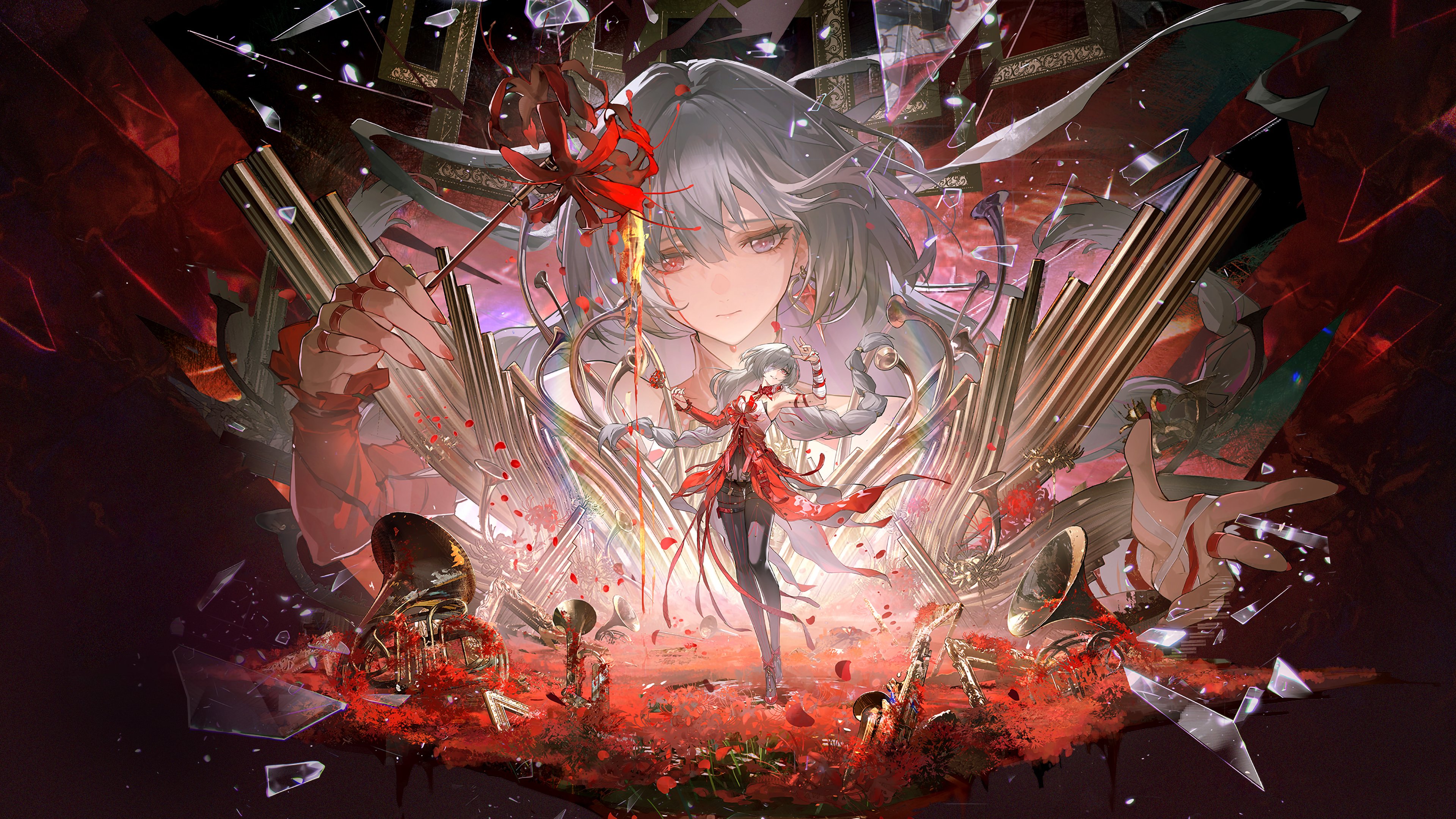 Kiriyume 4k Phrolova Splash Wallpaper!! This has got to be the most insane splash promo art yet OMG??? #wuwa #WutheringWaves #phrolova