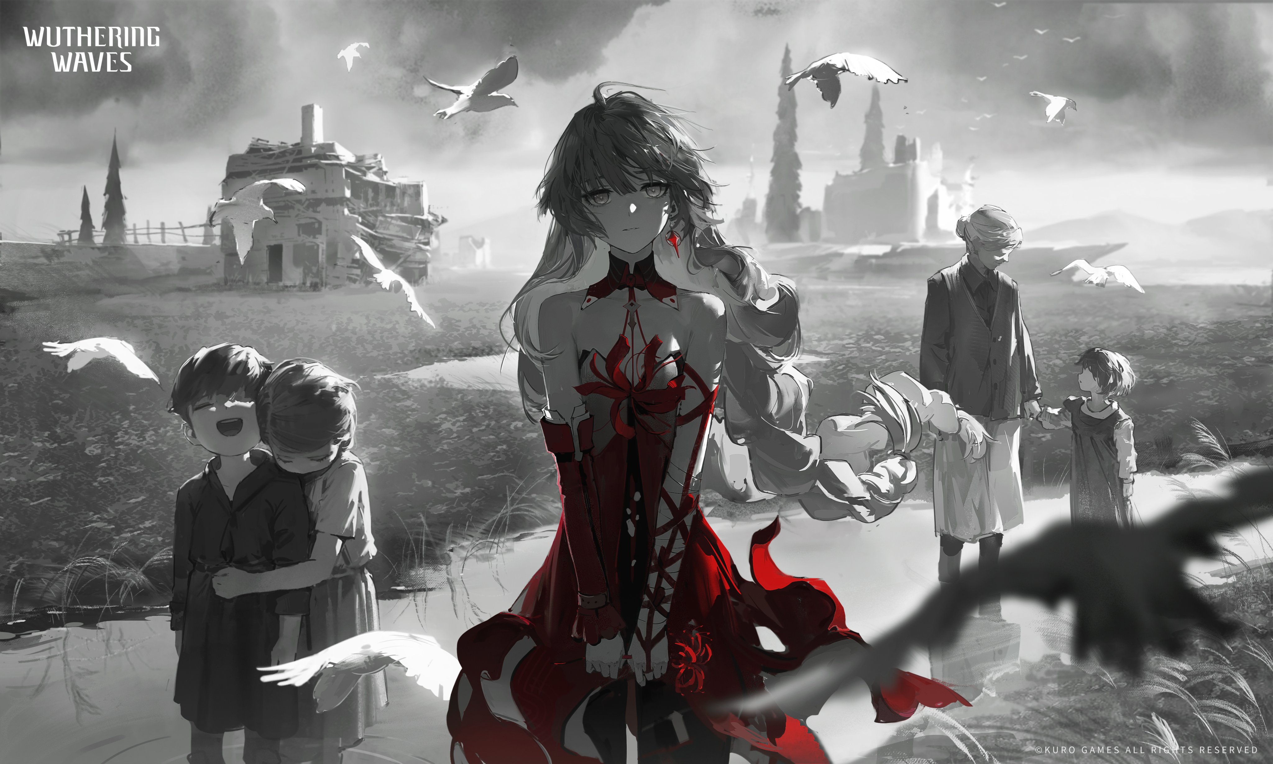 Kiriyume 4k Phrolova Wallpaper! I can get behind this black and white aesthetic