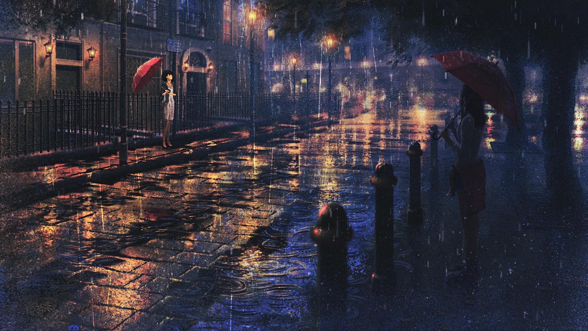 Best City Rain Wallpaper For Desktop, PC, Laptop, Computer [ 4k, HD ]