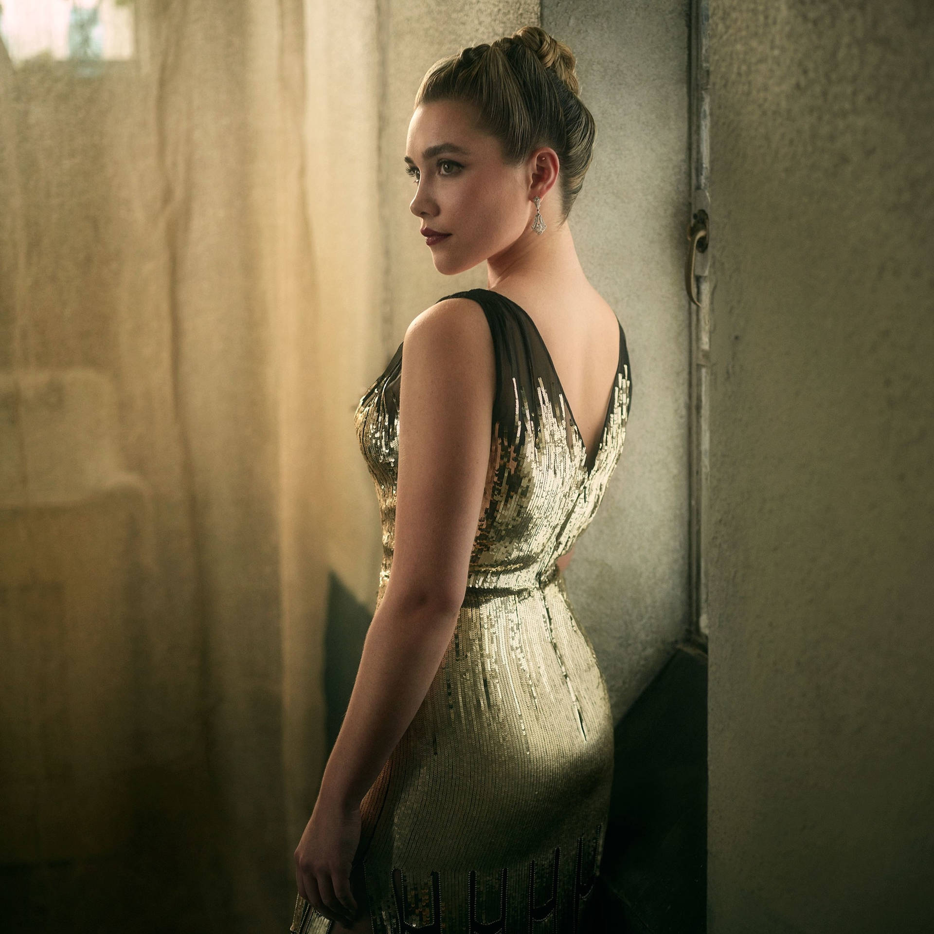 Download Florence Pugh Academy Awards Wallpaper