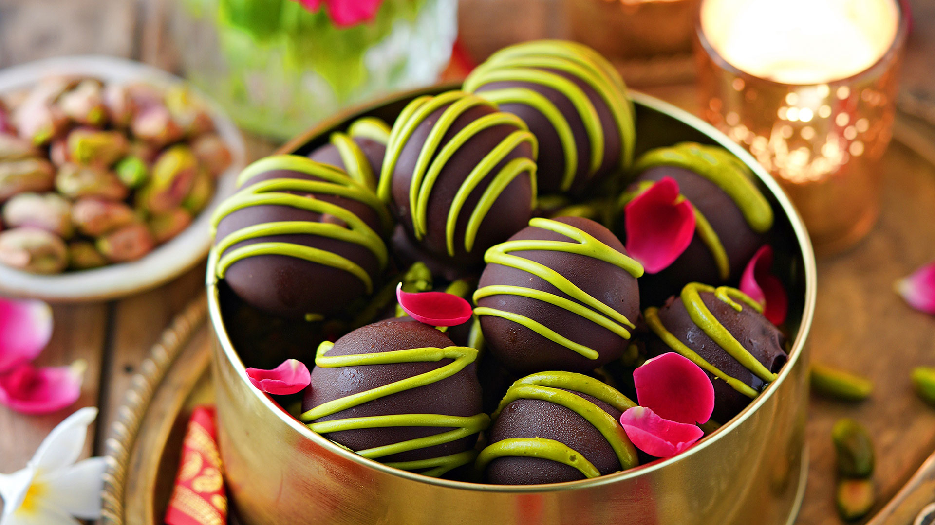 Pistachio Truffles. American Pistachio Growers