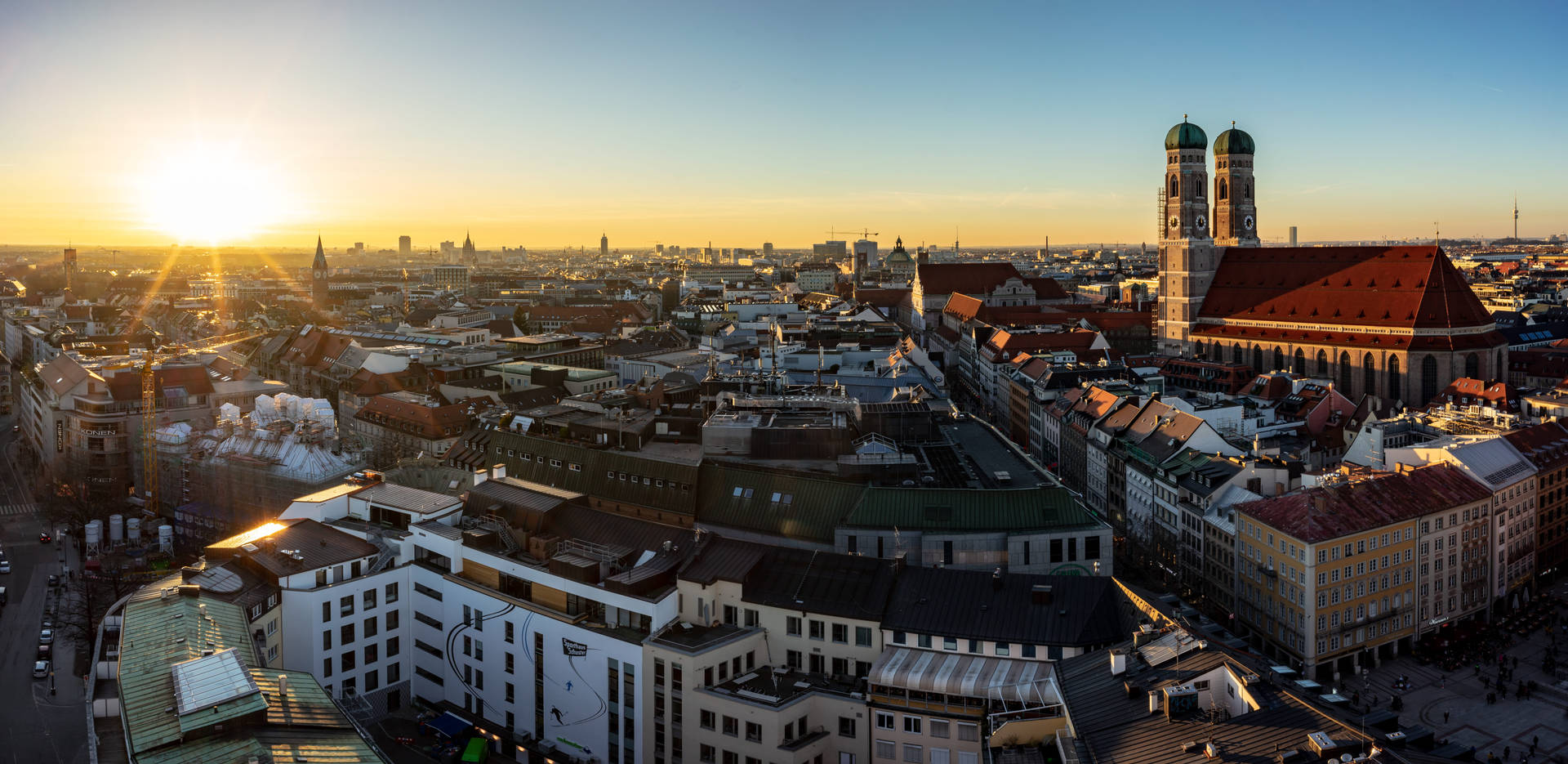 Download Munich City Germany Skyline Wallpaper