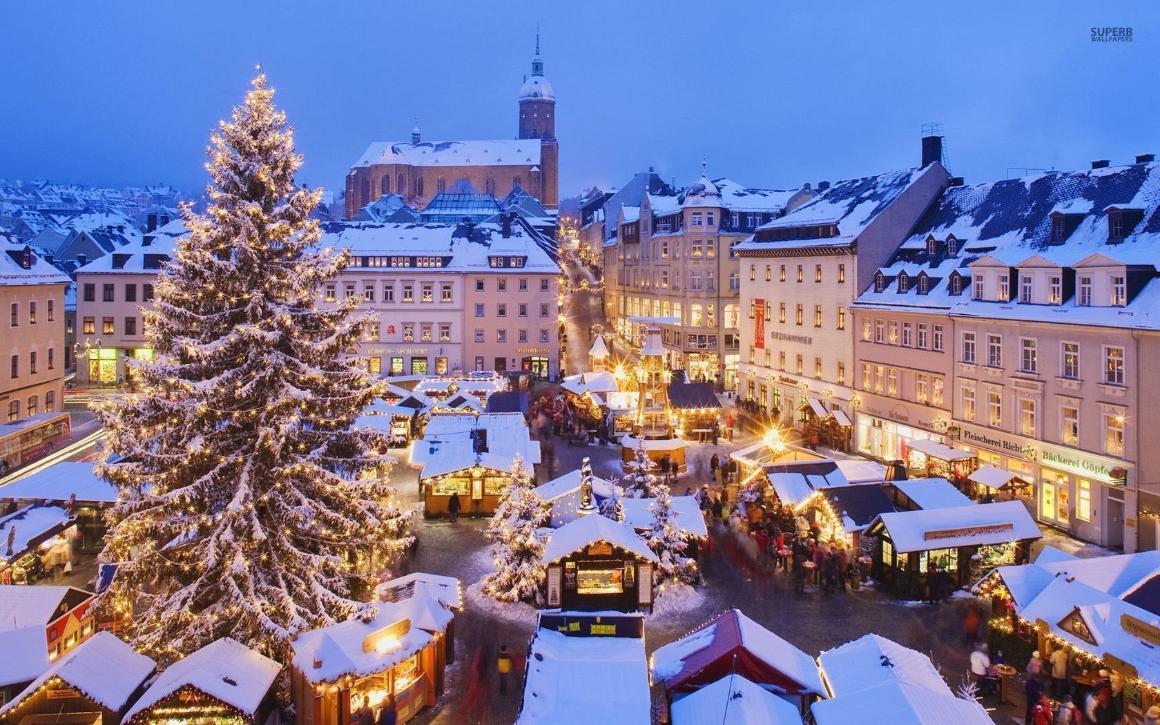 Munich Christmas Market wallpaper