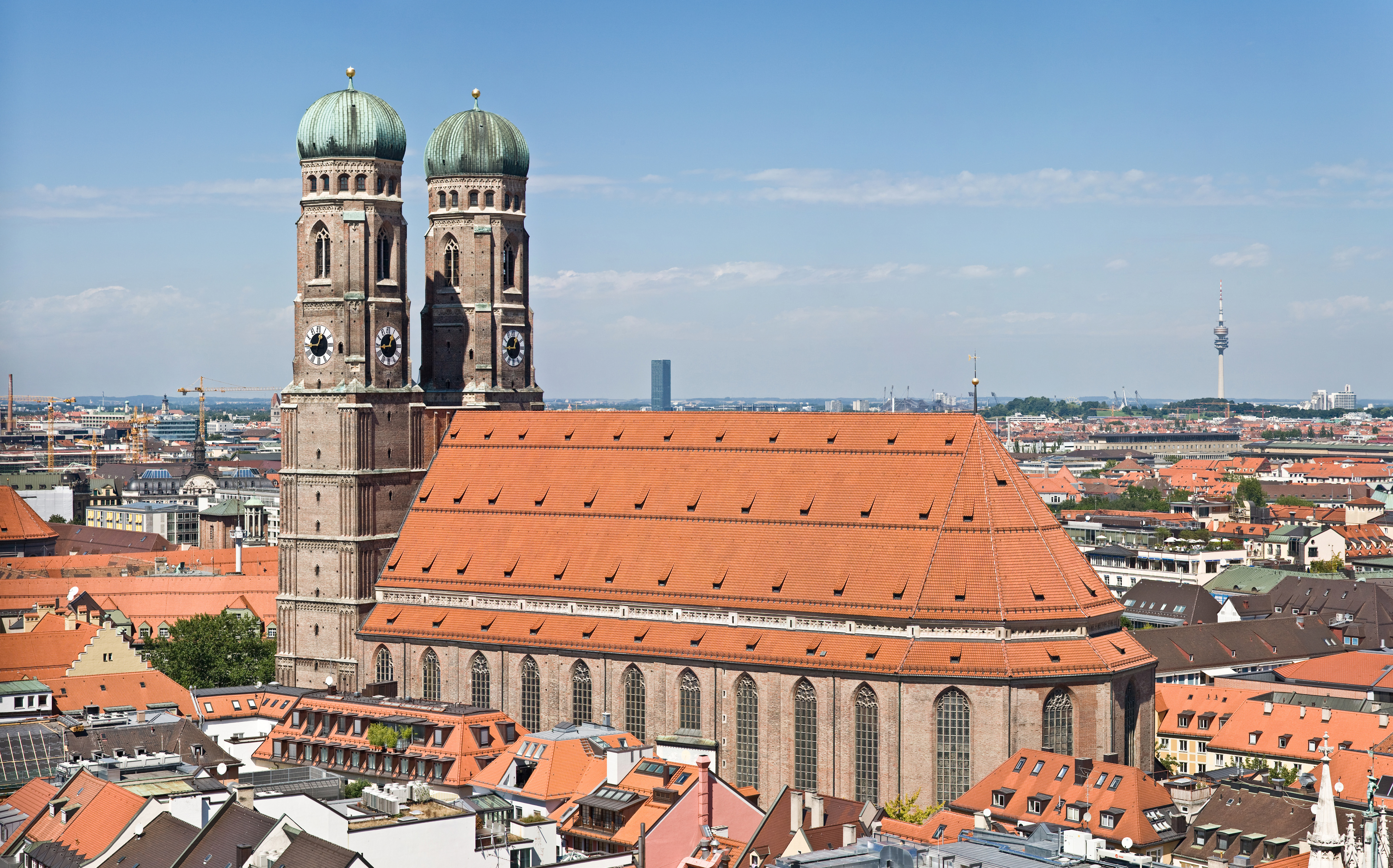 Frauenkirche Munich from Peterskirche