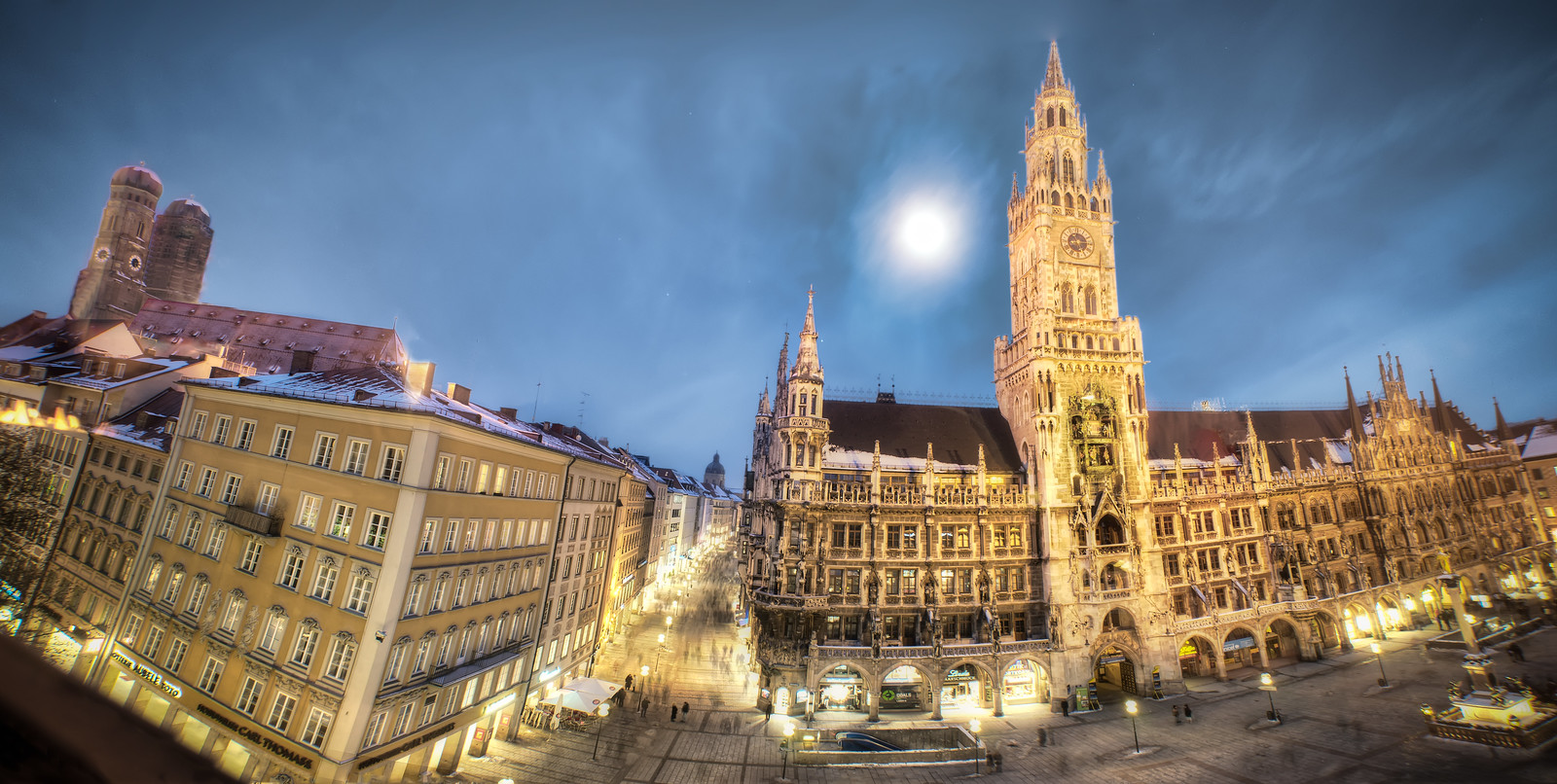 Marienplatz in Munich. Munich is one of the most beautiful