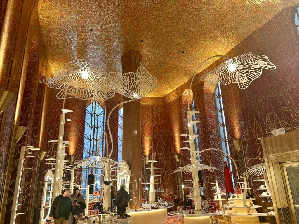 The Red Room at Printemps New York Is a True NYC Treasure Wall Street Experience