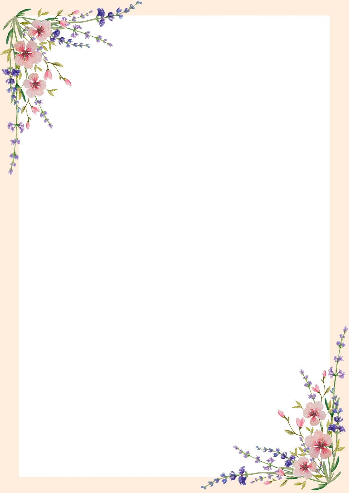 Free printable page border