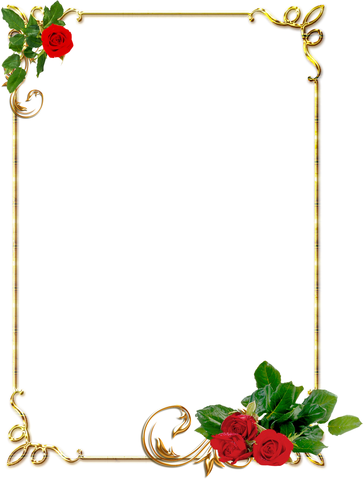 Download Page Borders, Frames Png, Wallpaper Background, Cartoon De Rosas Vermelhas Png PNG Image with No Background