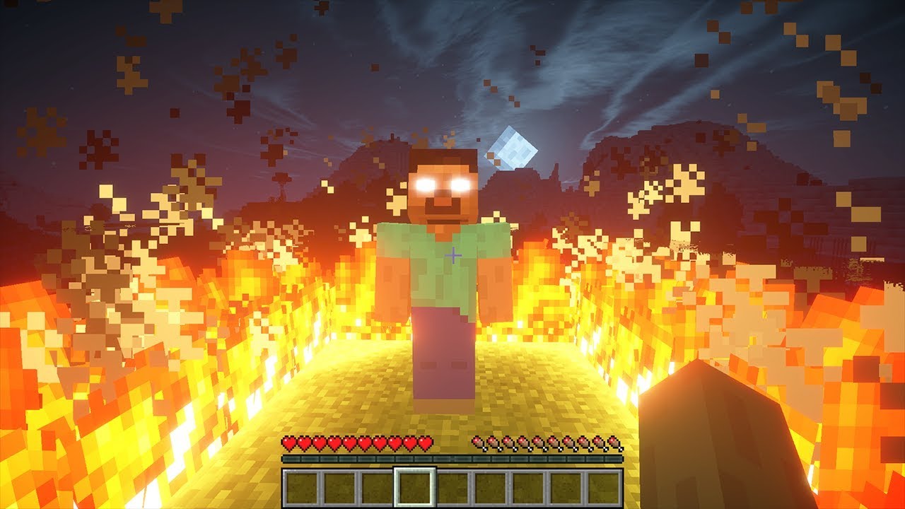 I FOUND HEROBRINE IN MINECRAFT. (SCARY SIGHTING)