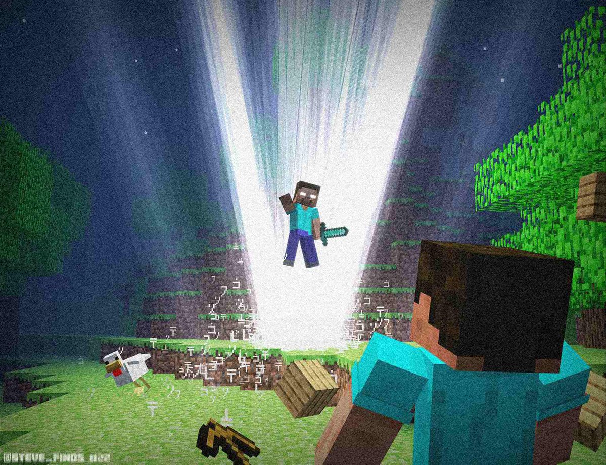Steve Finds finds. #minecraft