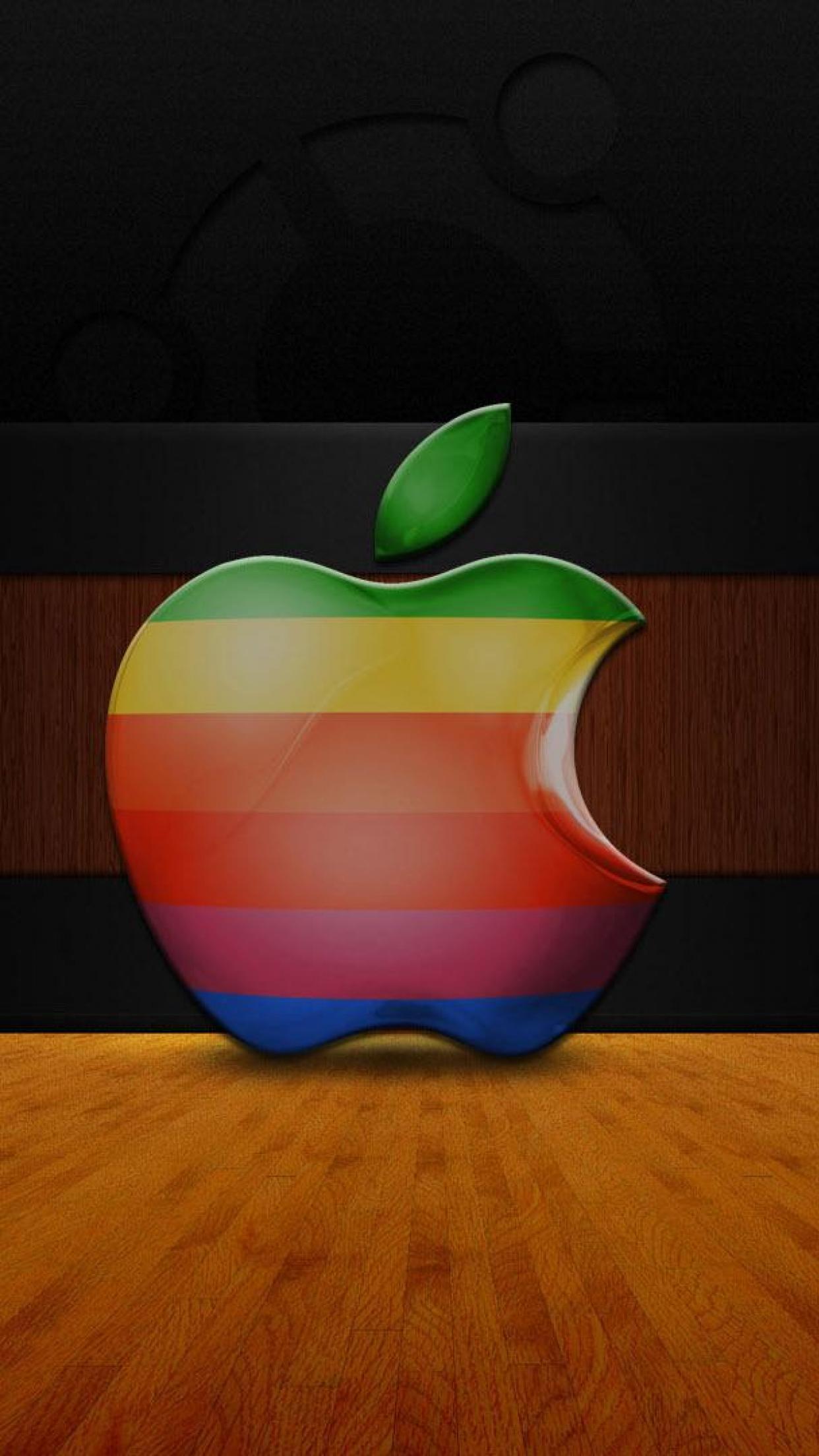 Apple Logo 3D Wallpaper for iPhone 11, Pro Max, X, 8, 7, 6