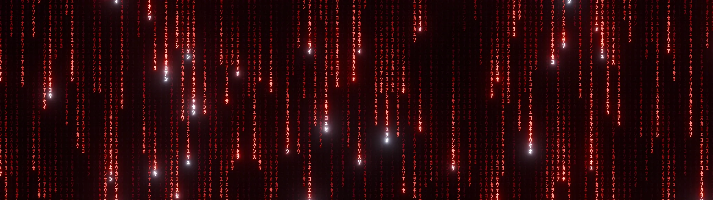 Digital Rain Wallpaper in Blender