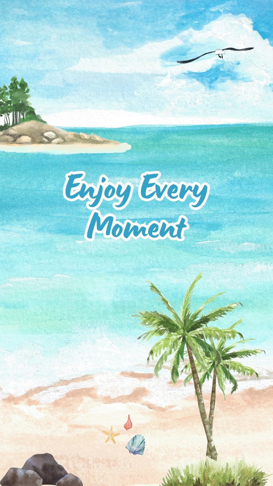 beach phone wallpaper