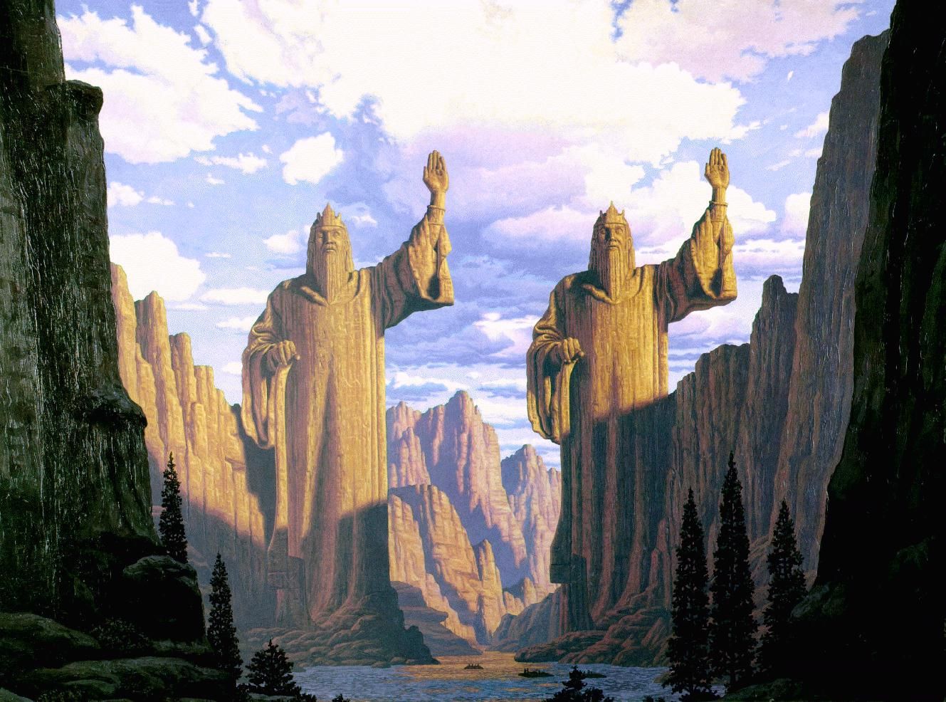Middle Earth Artwork As Desktop Background