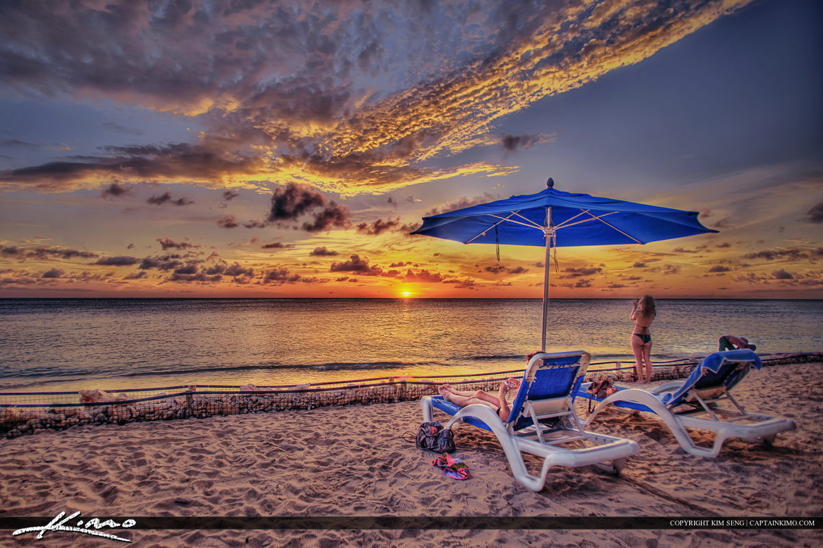 Curacao Sunset Beach Paradise Vacation