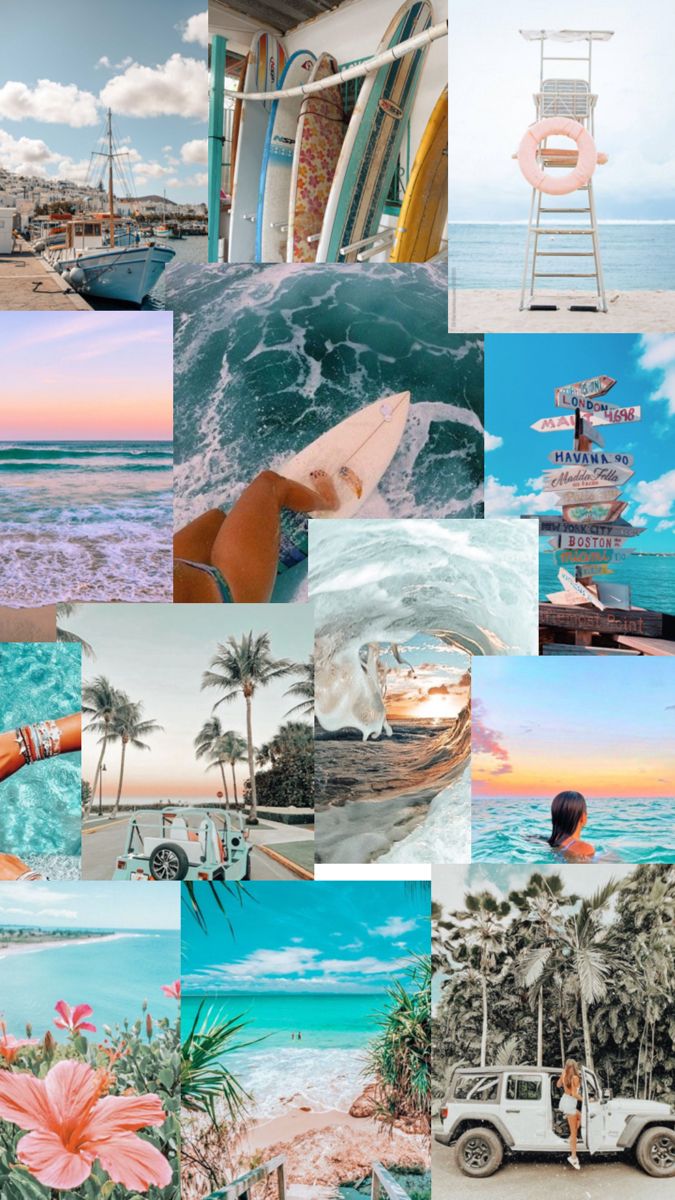 Aesthetic beach. Summer prints wallpaper, Pretty wallpaper background, Summer wallpaper