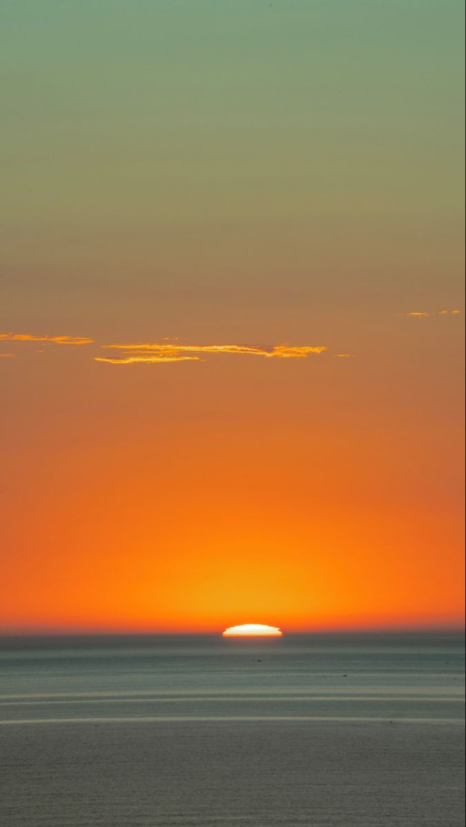 Late Summer Sunset with Retro Feeling