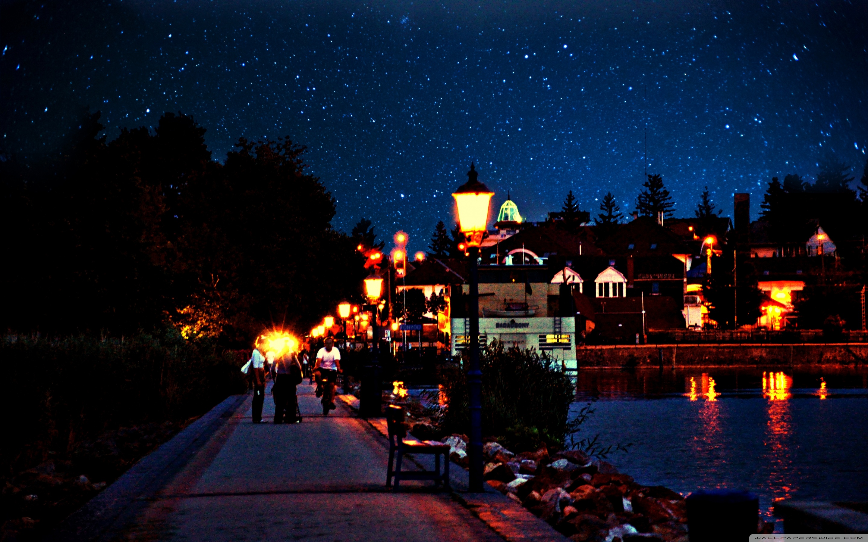 Summer Night 4K UHD Wallpaper for UltraHD Desktop and TV, Widescreen and UltraWide Display, Smartphone and Tablet Devices