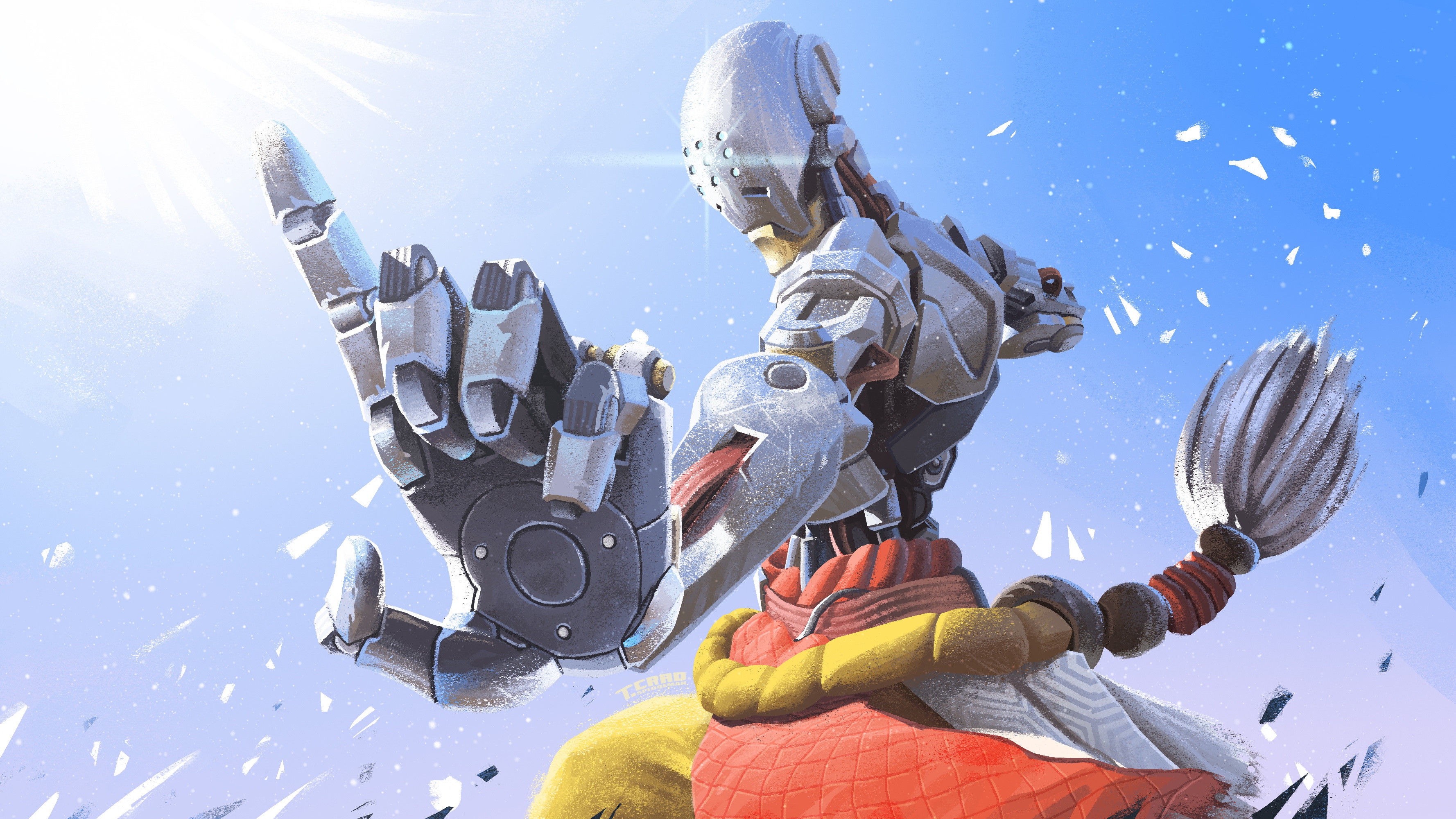 Download Zenyatta (Overwatch) Video Game Overwatch 2 HD Wallpaper