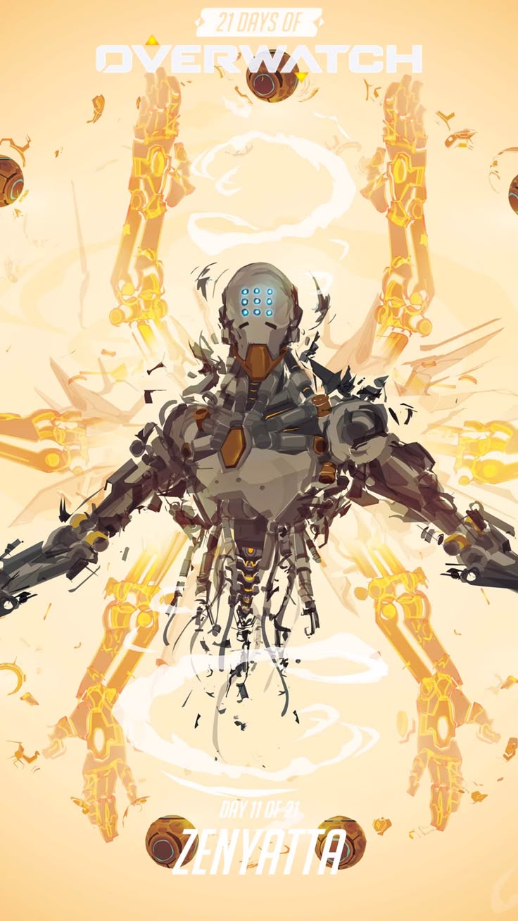 Overwatch Pinned. (HeroMan Out (￣^￣)ゞ. Overwatch Wallpaper, Overwatch Fan Art, Overwatch Zenyatta