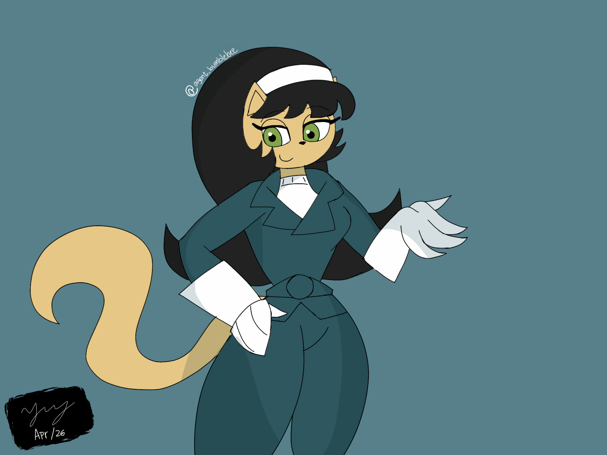 Fanart Katswell by Bumbleboi on Newgrounds
