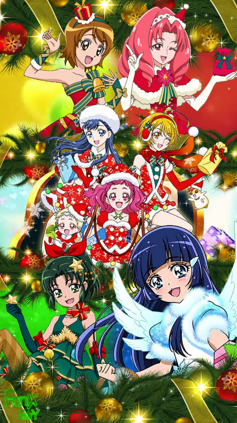My new Precure Christmas wallpaper!
