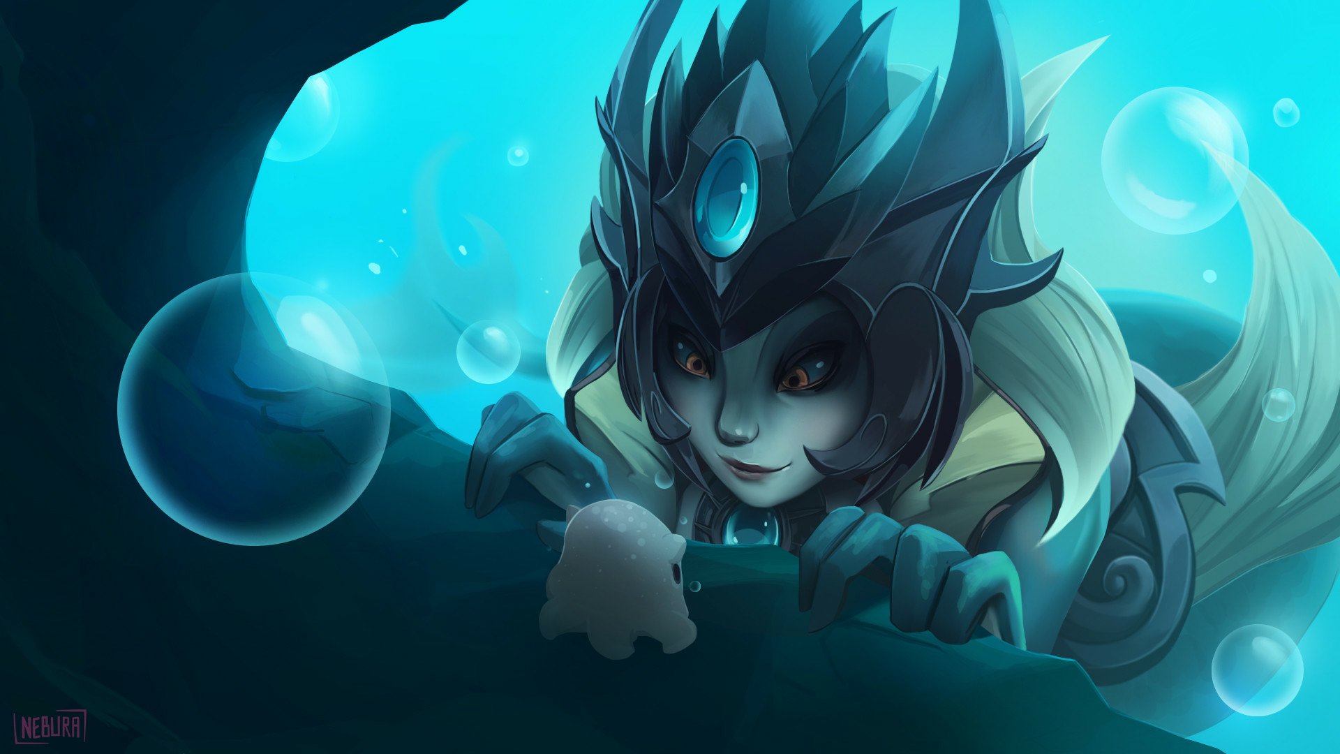 Download Nami (League Of Legends) Video Game League Of Legends HD Wallpaper
