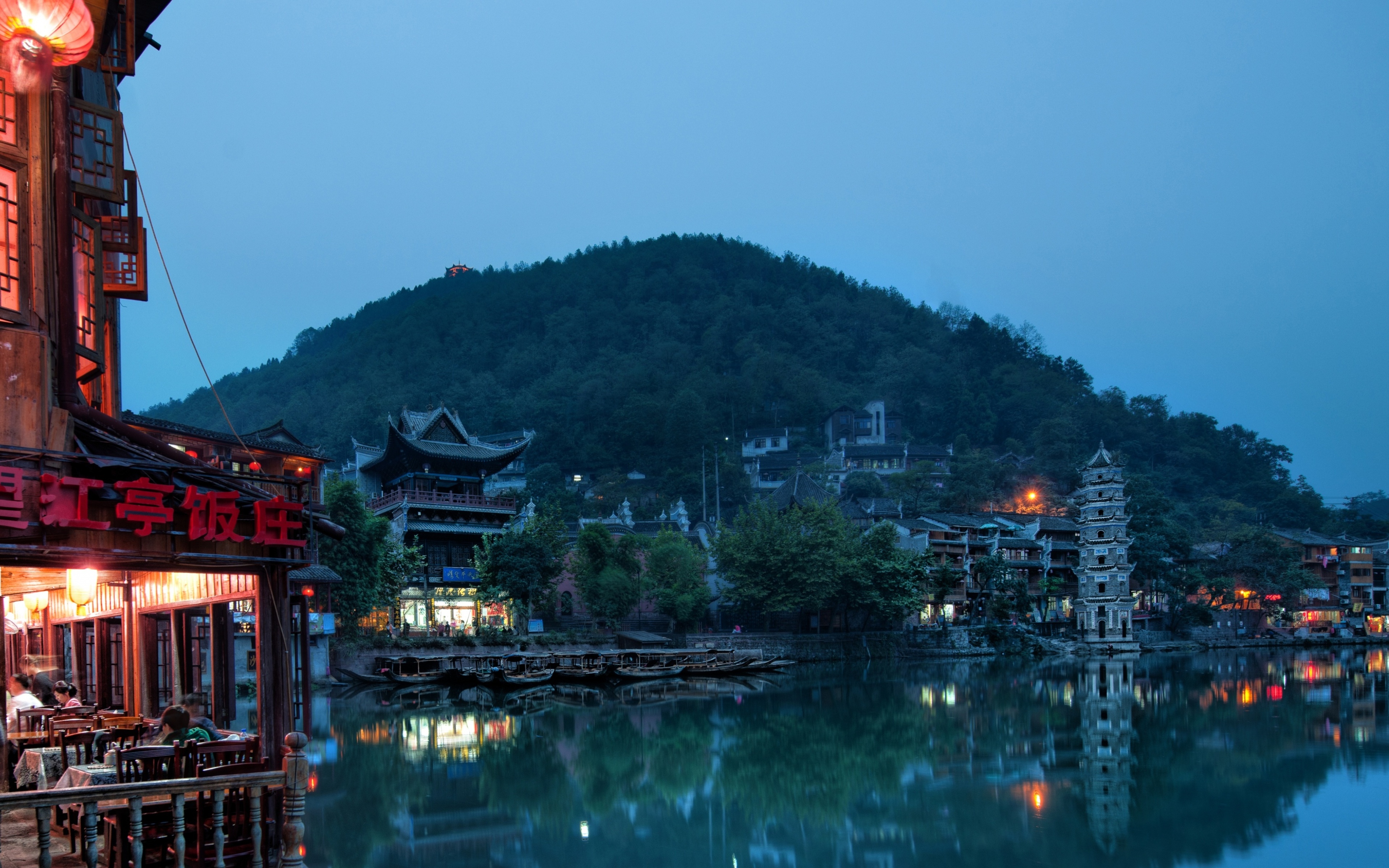 Download China Man Made Town 4k Ultra HD Wallpaper
