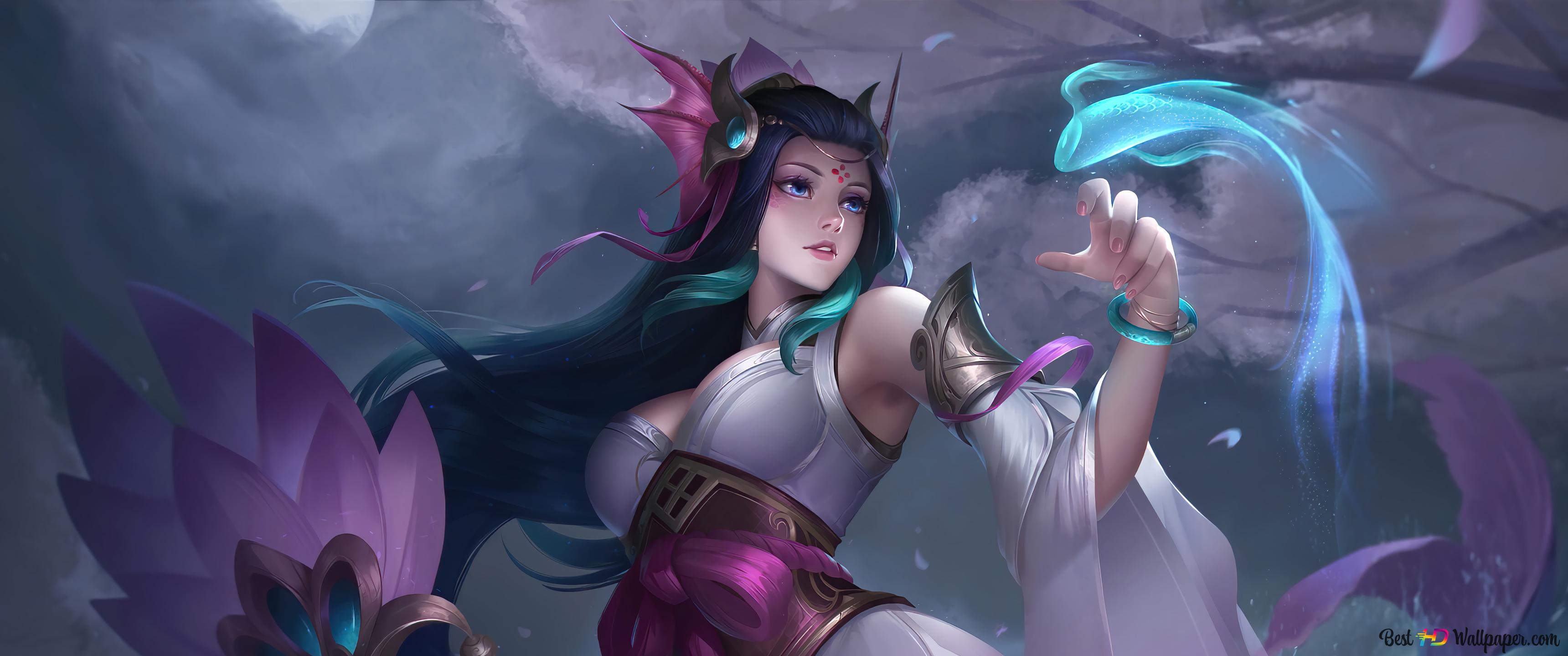 Splendid Staff 'Nami' of Legends (LOL) 4K wallpaper download