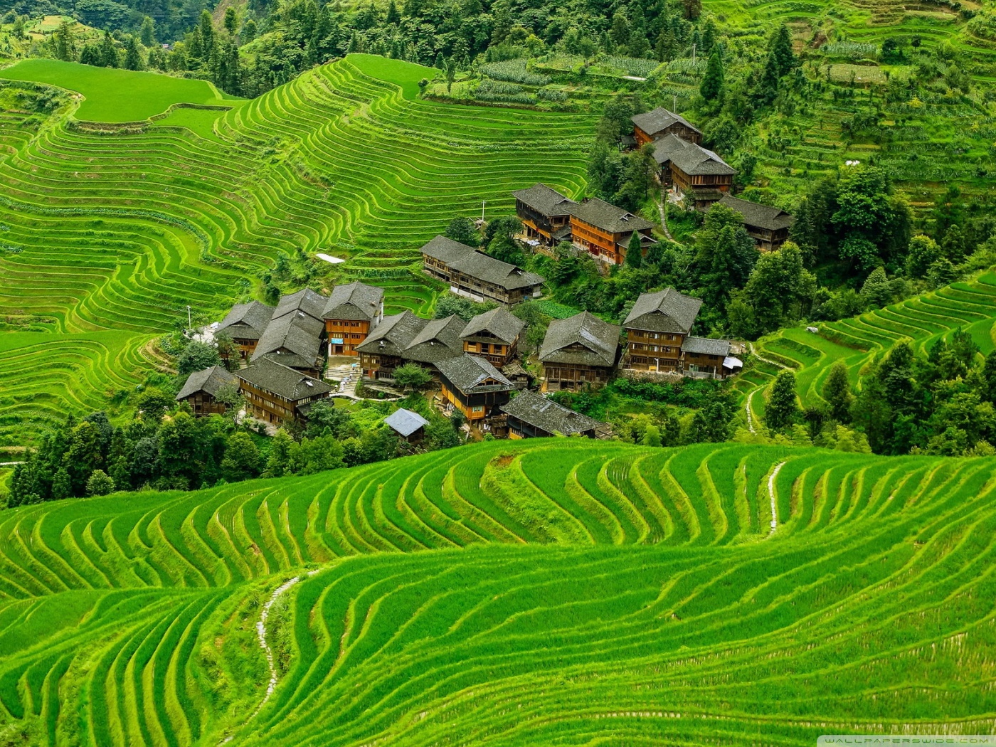 China Scenery Village 4K UHD Wallpaper for UltraHD Desktop and TV, Smartphone and Tablet Devices
