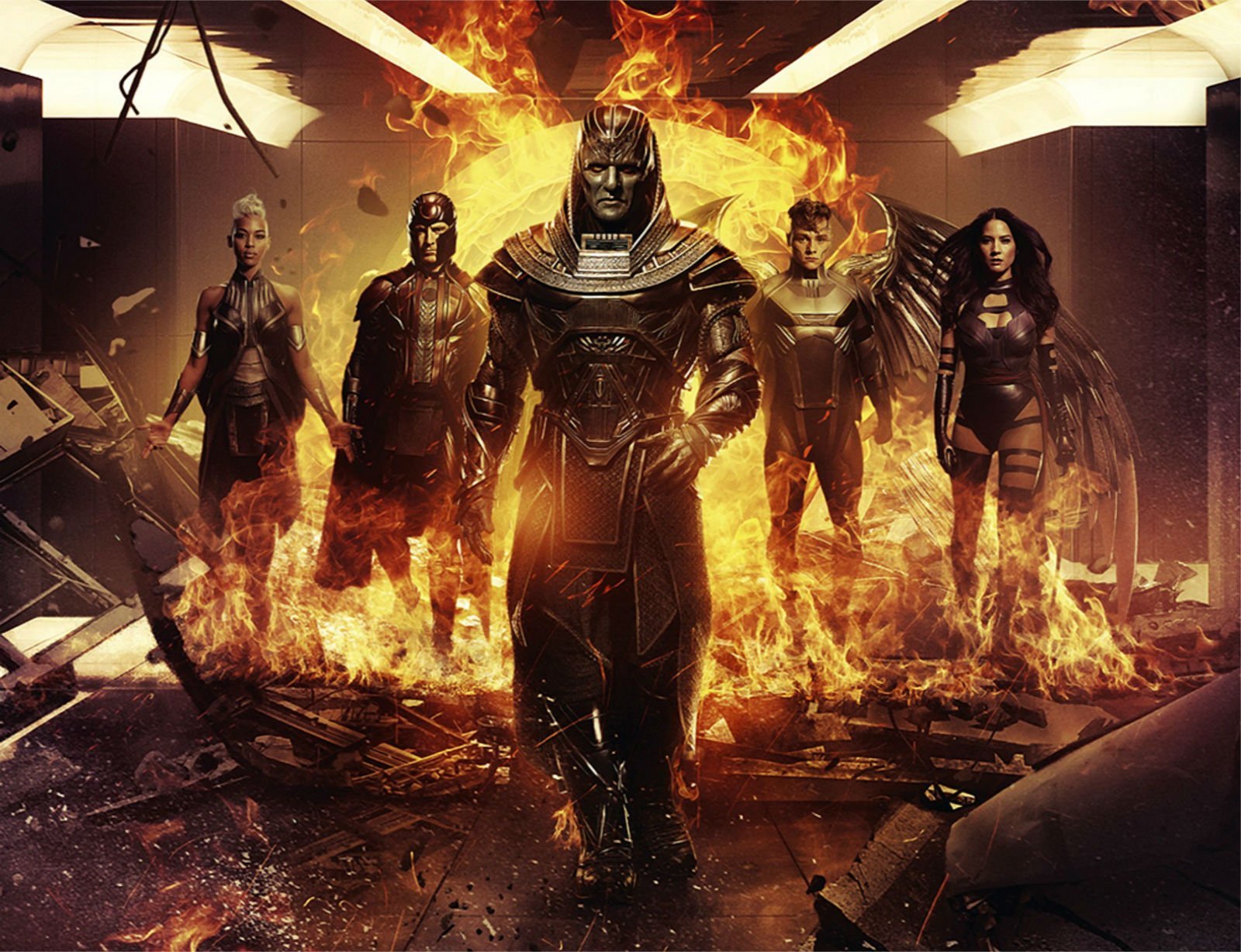 Posterhouzz Movie X Men: Apocalypse X Men Marvel Superhero HD Wallpaper Background Fine Art Paper Print Poster_** MOV3276, Amazon.in: Home & Kitchen