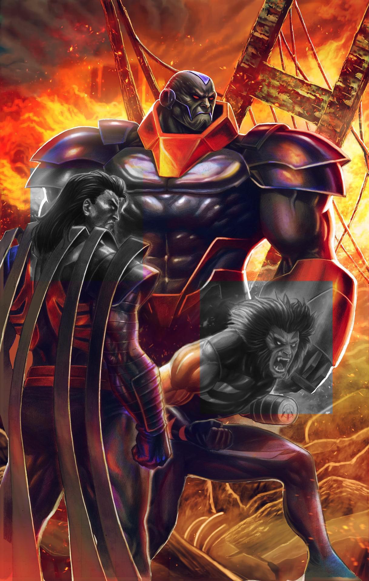 Homage of Age of the Apocalypse WIP i did the colors