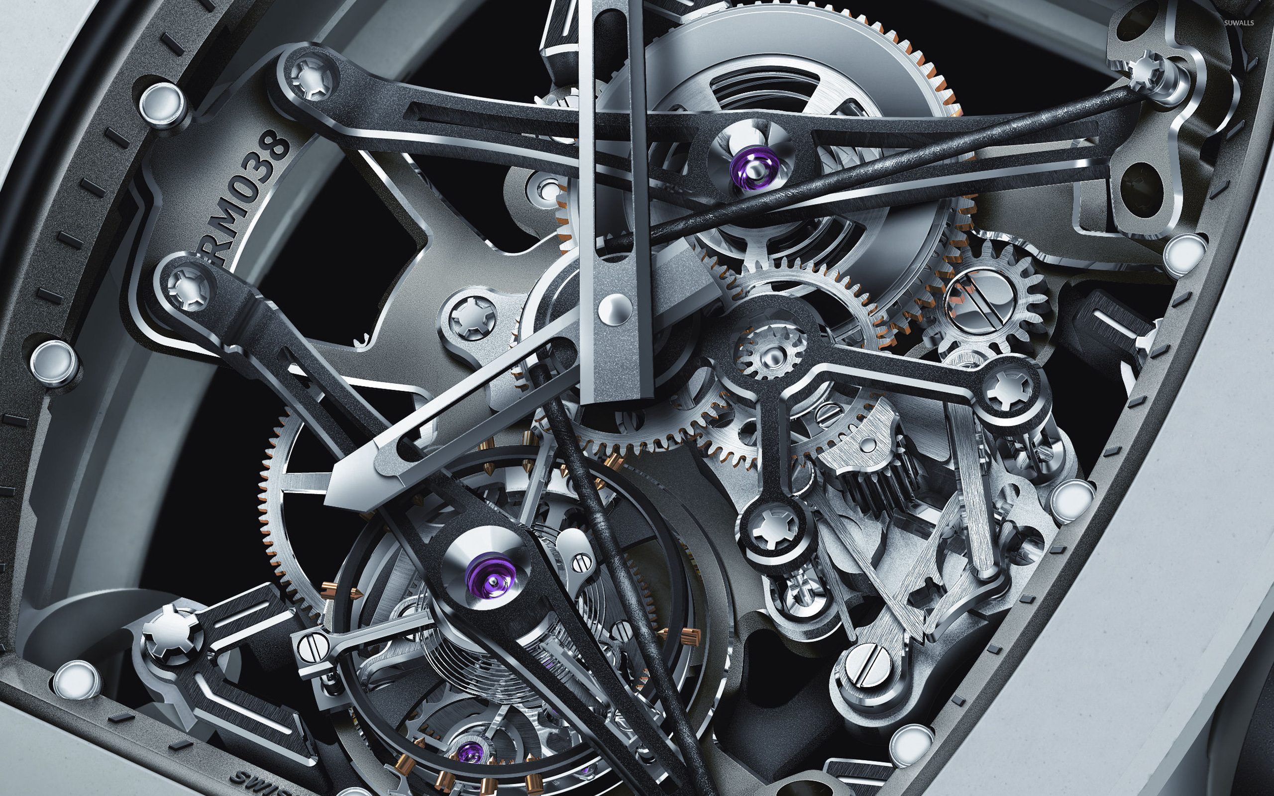 Watch mechanism wallpaper wallpaper