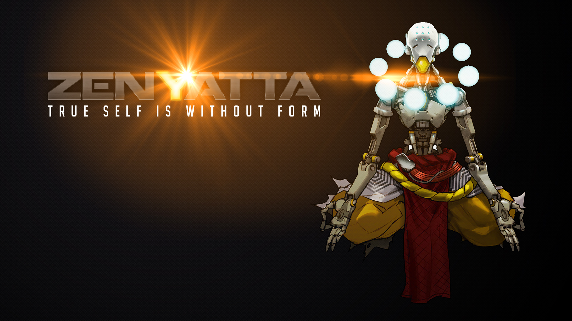 Zenyatta HD Wallpaper the Spirit of Overwatch