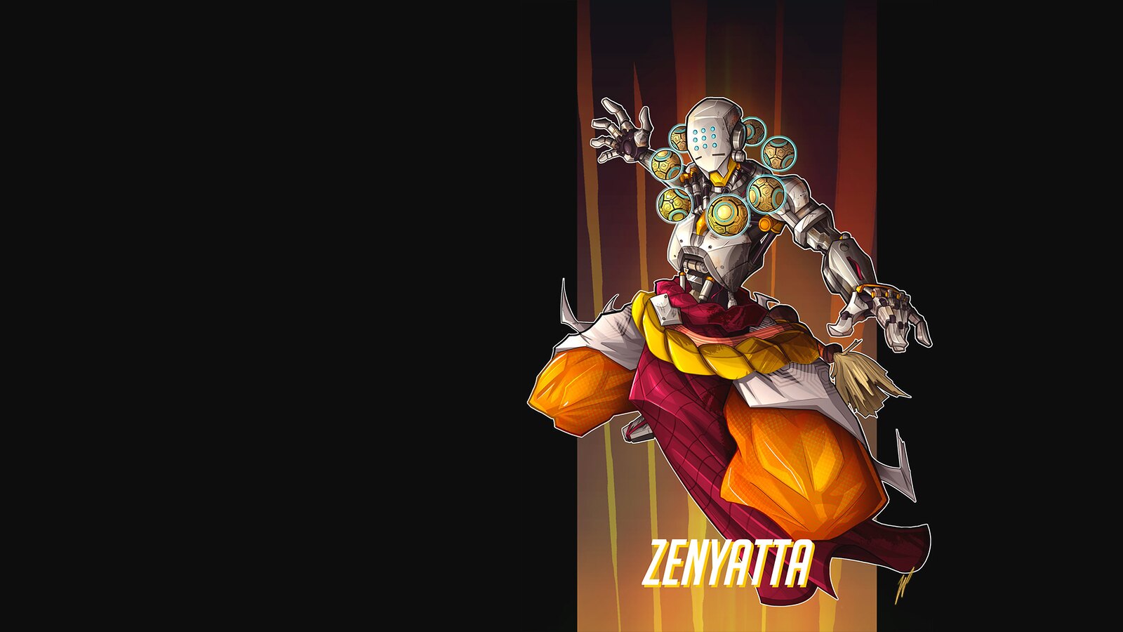 Zenyatta wallpaper by Puekkers. via Subreddit Wall