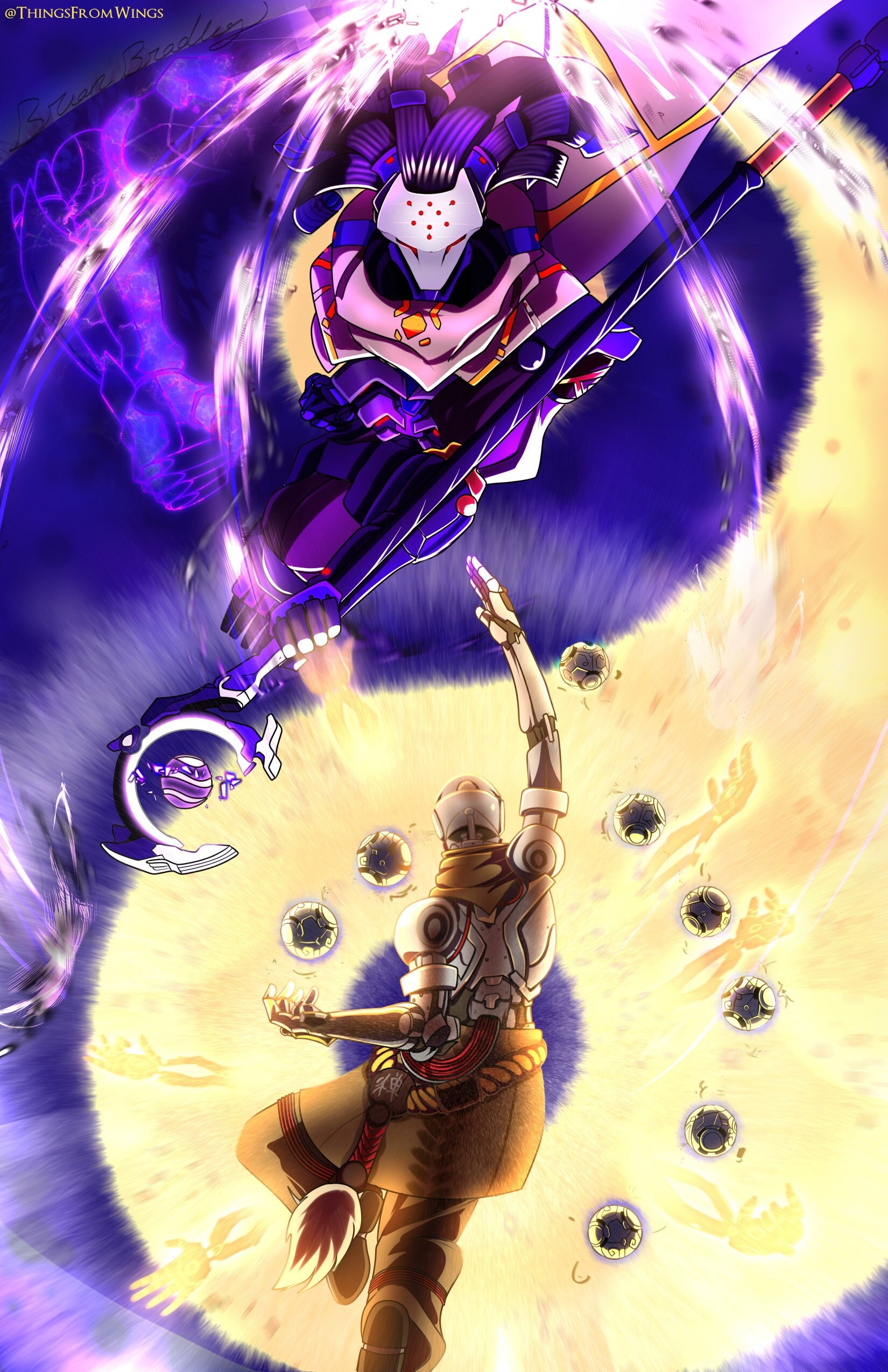 Brothers No Longer 11x17 Print Ramattra Zenyatta