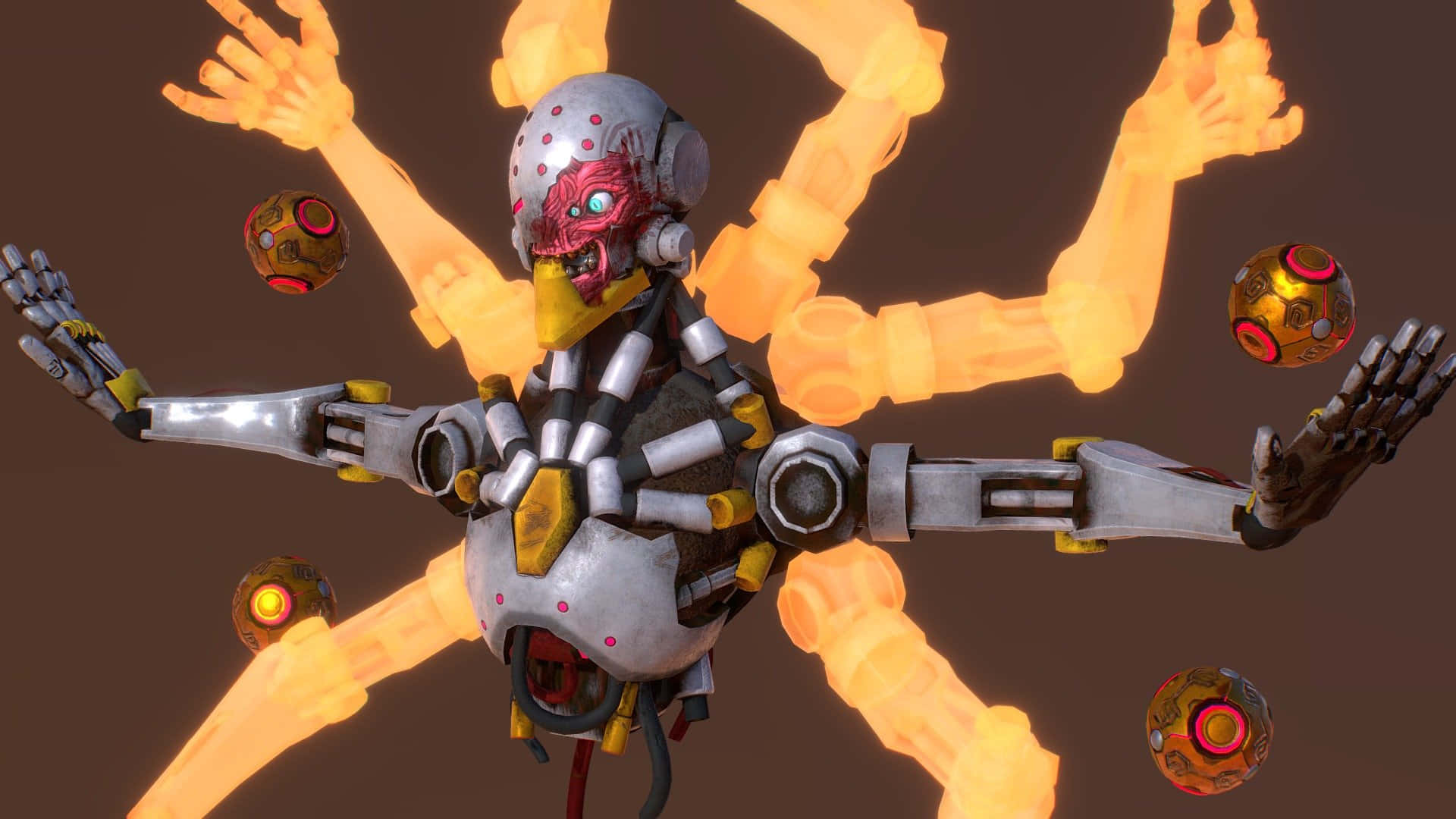 Download Zenyatta Lot Of Arms And Legs Wallpaper