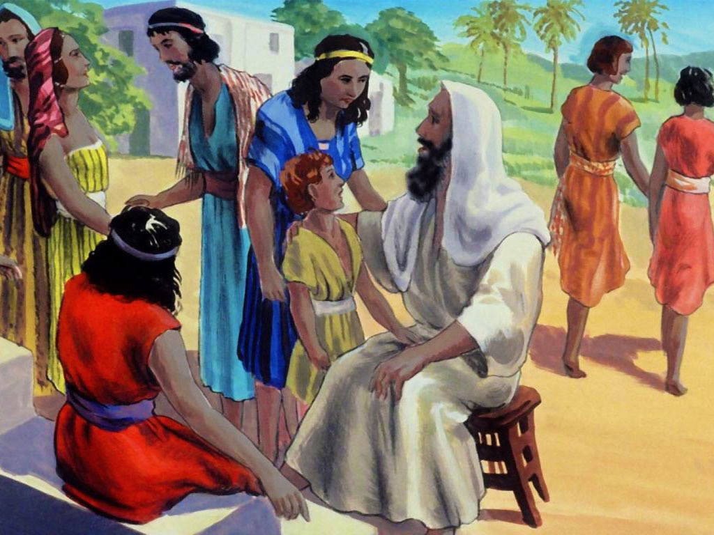 FreeBibleimage - The story of Job - Job tries to understand his suffering (Job)