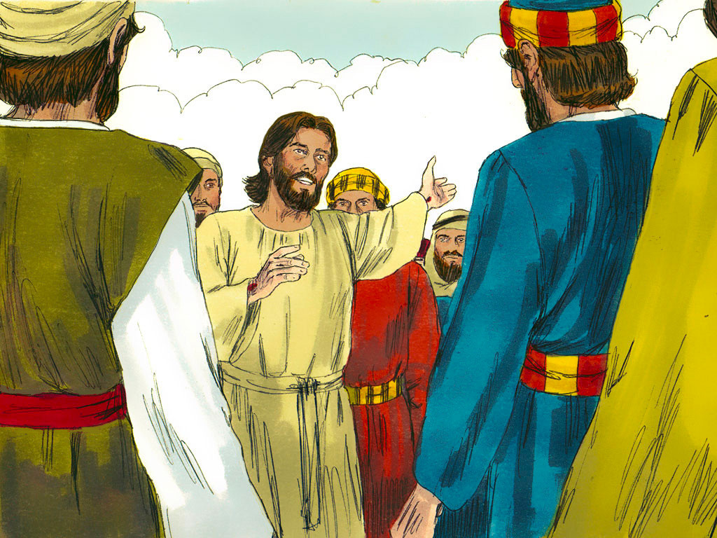 FreeBibleimage - Jesus Ascends To Heaven - Jesus Ascends From The Mount Of Olives (Acts 1:1 26)