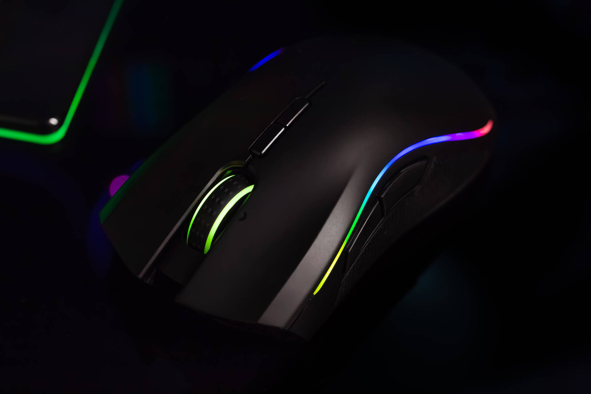 Download Razer RGB Black Mouse Wallpaper
