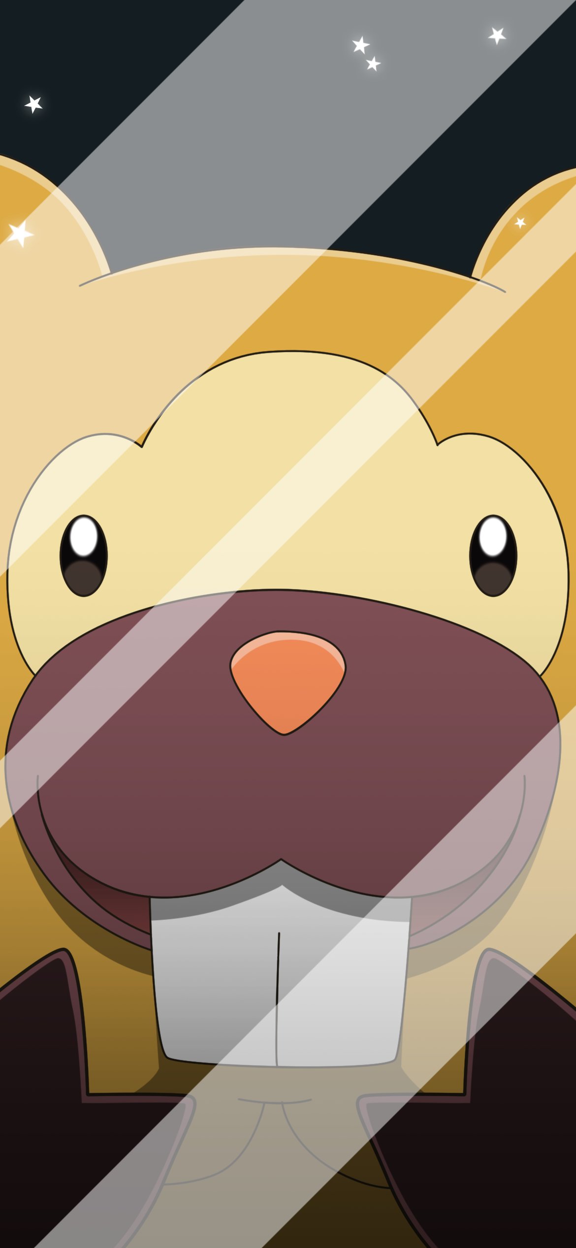 All0412 ✪émon Mobile Wallpaper: Bidoof #Sinnoh #Shiny #Normal