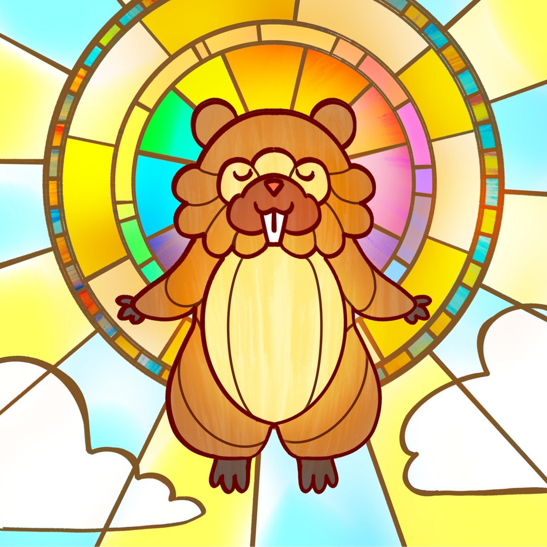 Bidoof, Our Lord and Savior Art Print