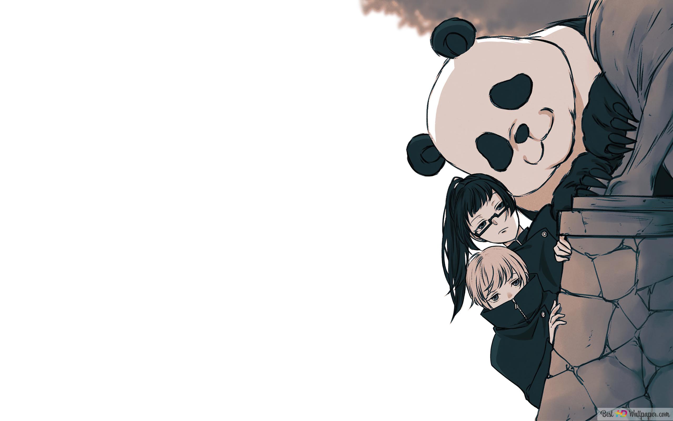 Jujutsu Kaisen, Panda, Maki Zenin & Toge Inumaki 4K wallpaper download