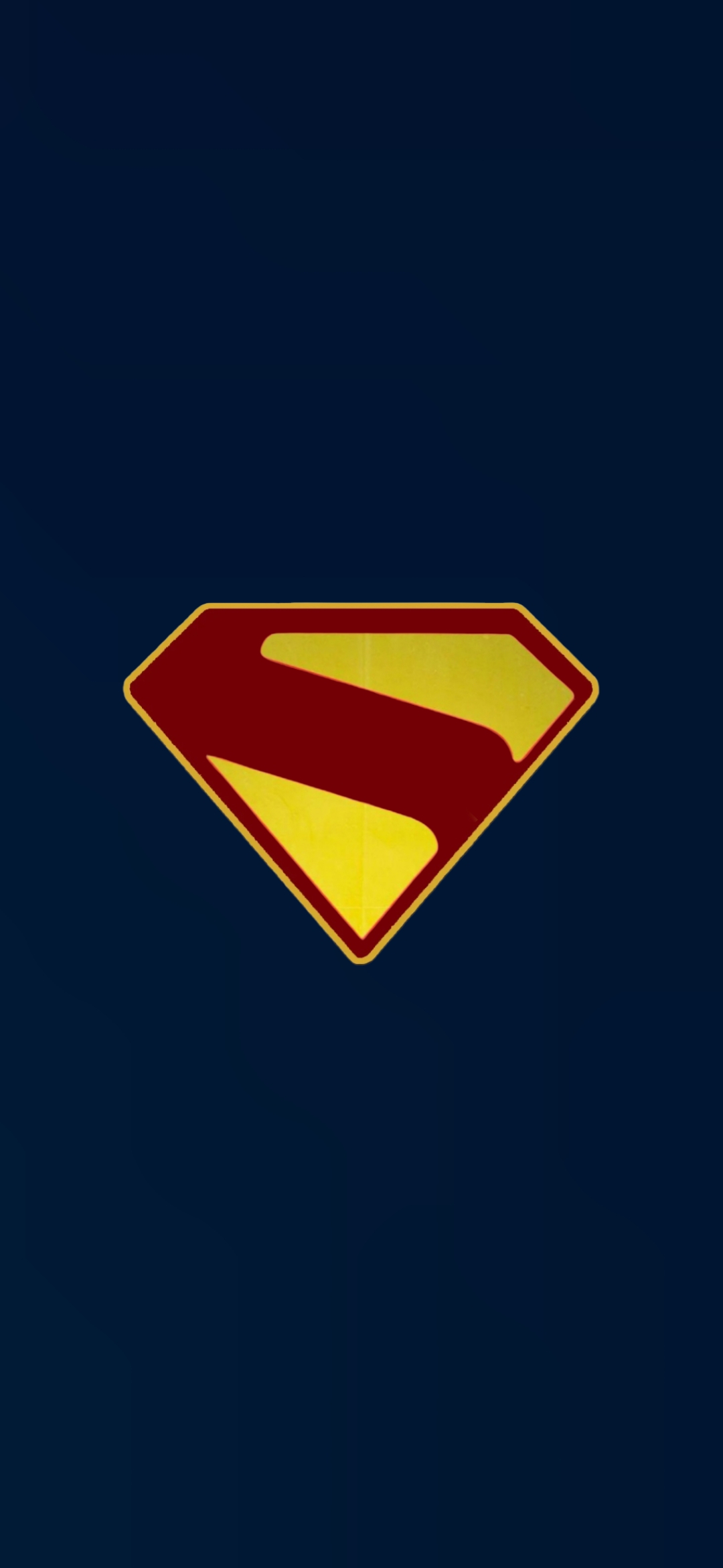 Superman 2025 Logo Phone Wallpaper
