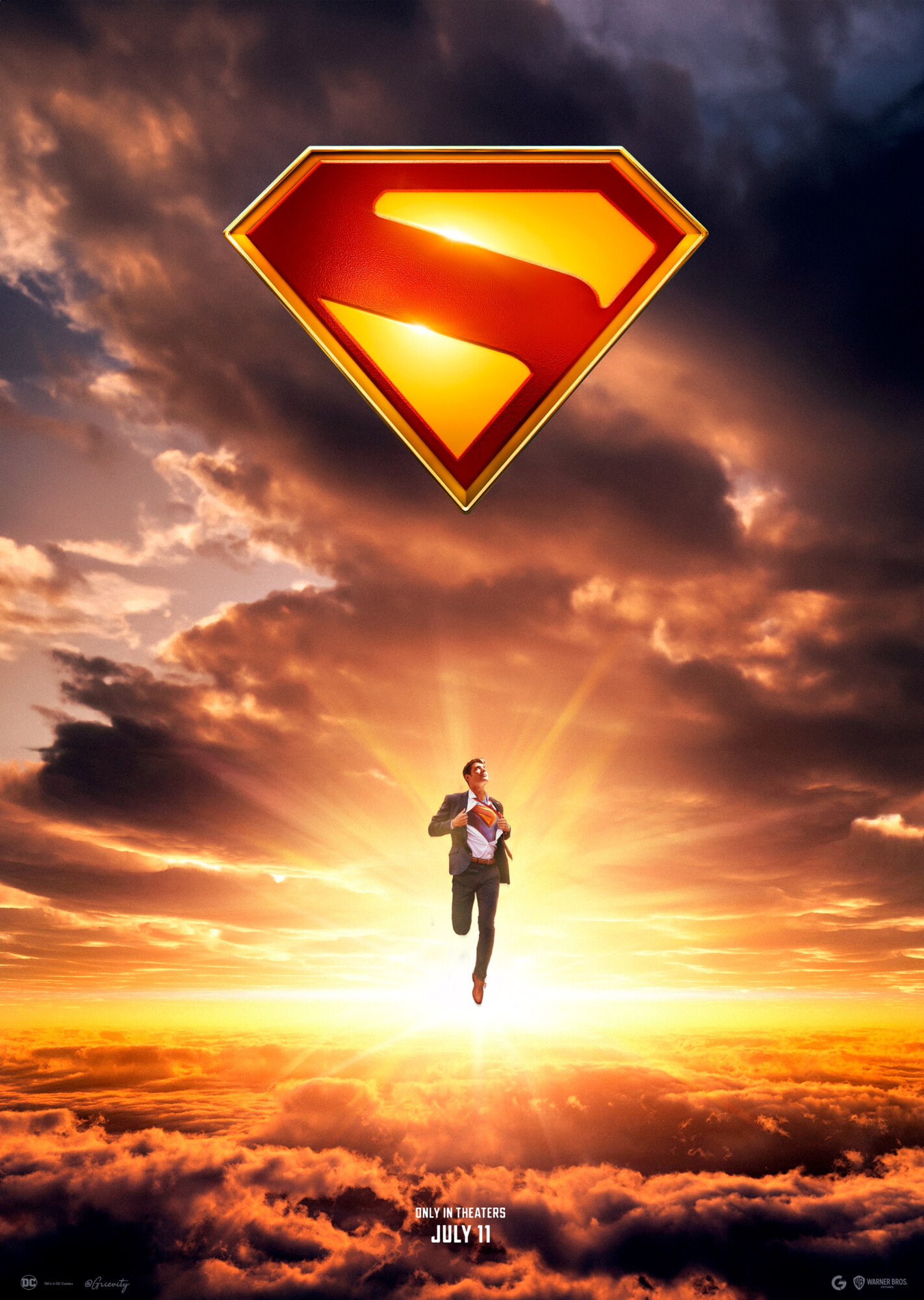SUPERMAN 2025. Poster By Grievity