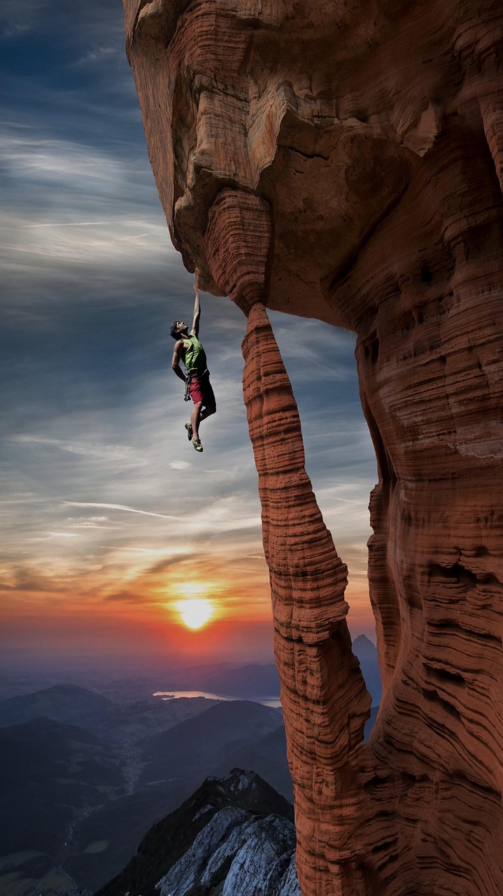 Download Mountain Climber Climbing. Royalty Free Stock Illustration Image