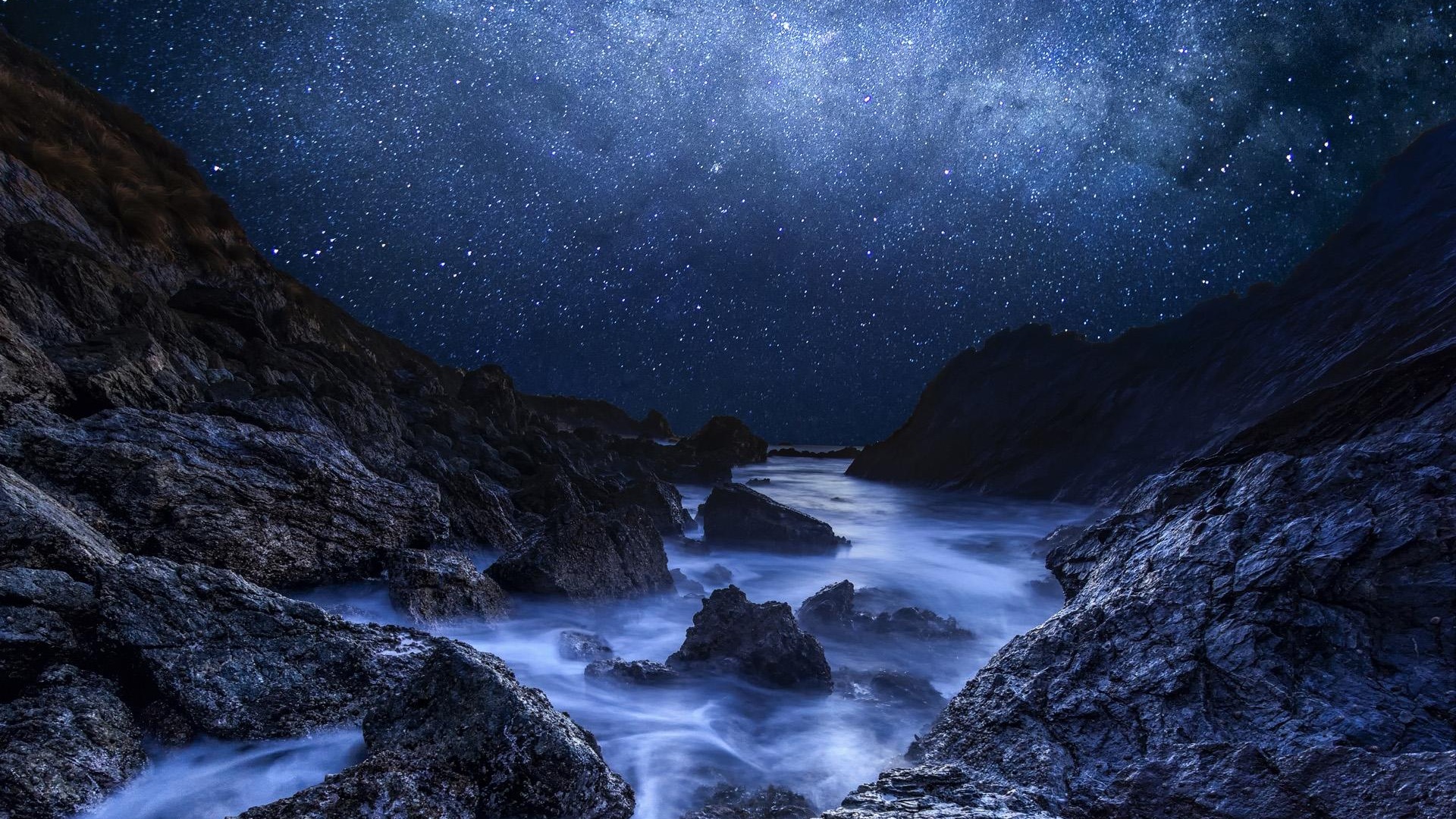 Beautiful night scenery Galaxy HD Wallpaper 10