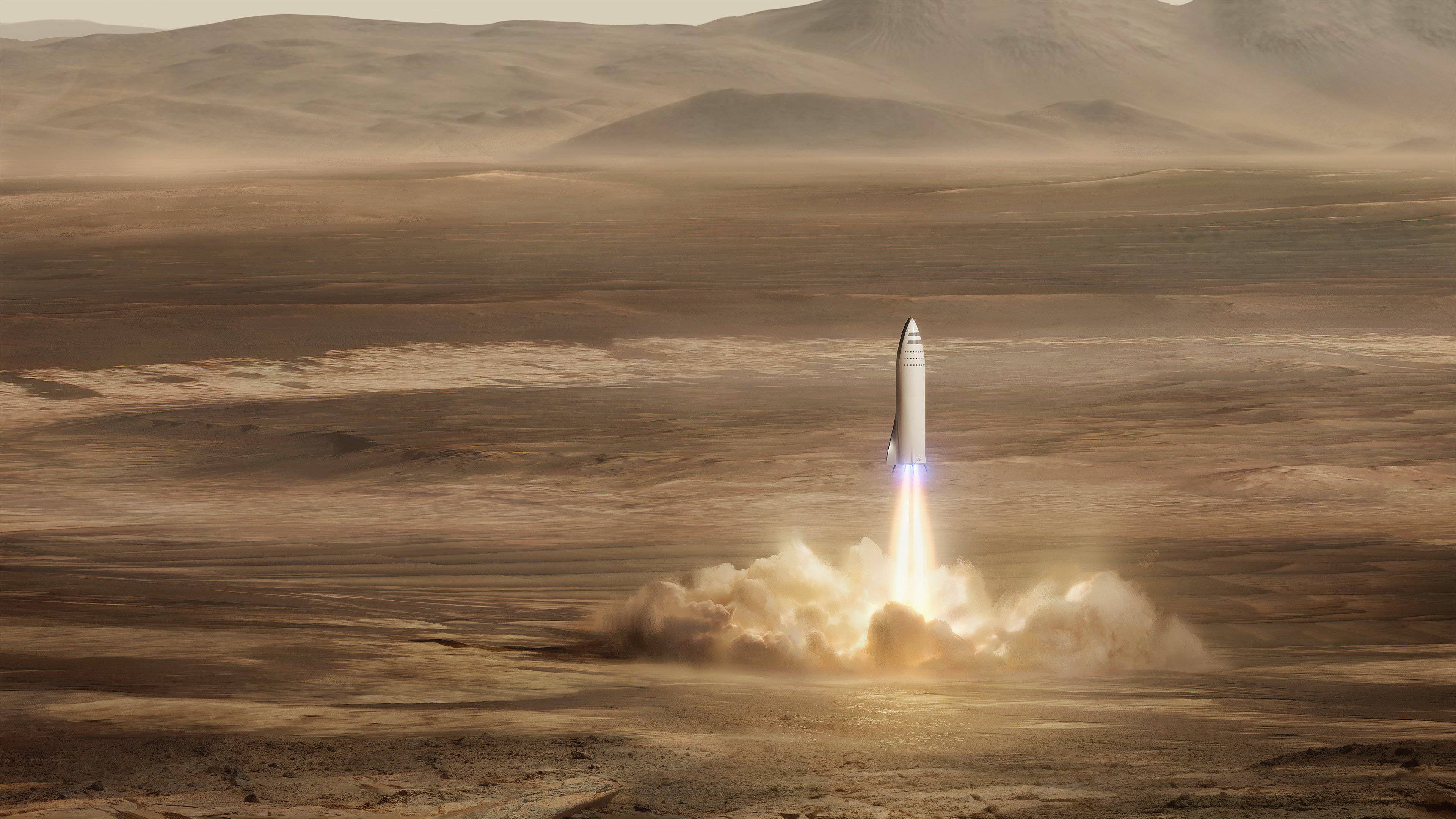 BFR to Mars (SpaceX)_