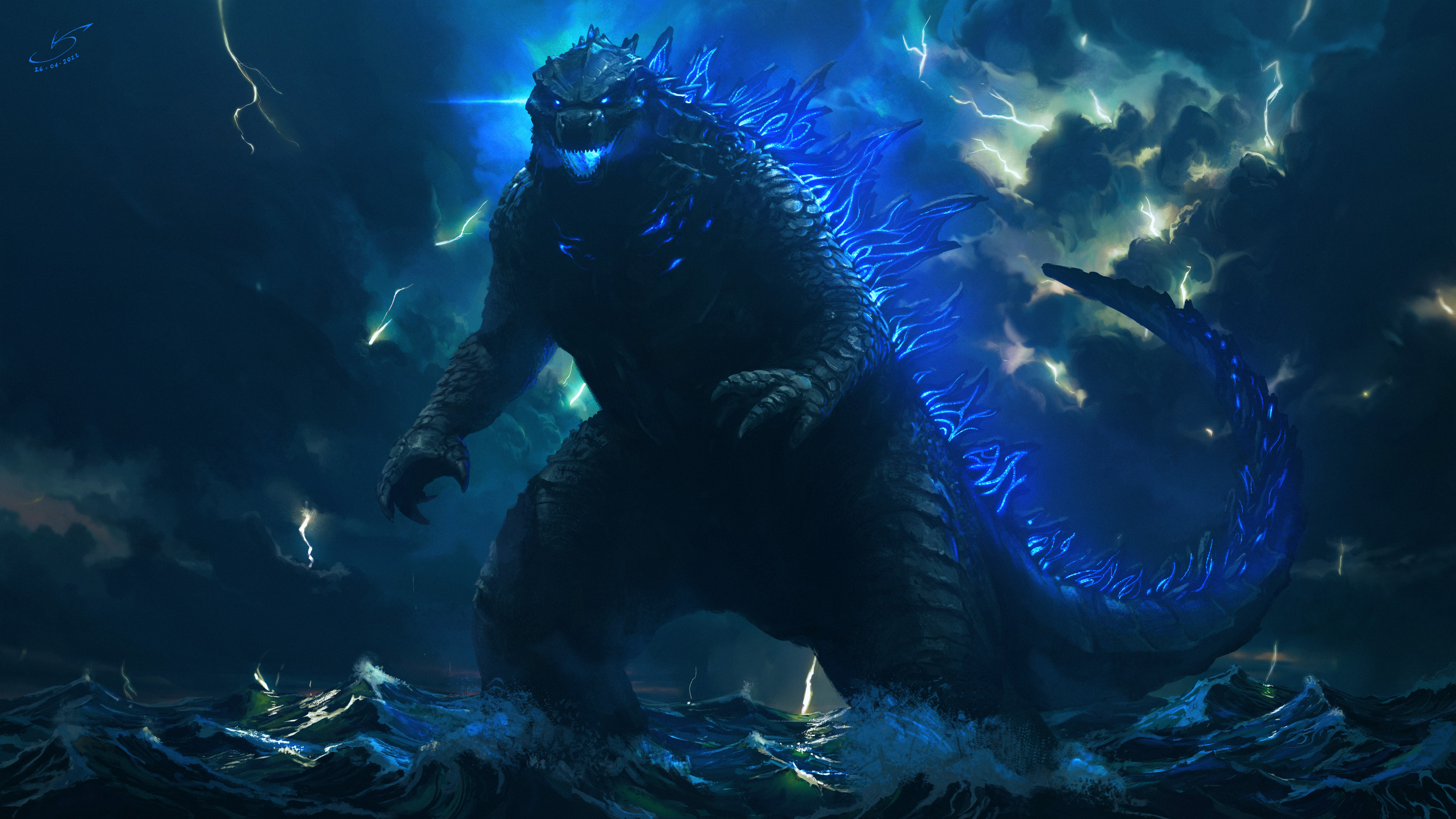 Godzilla Unleashed: Ultimate 4K Monsterverse Fantasy Wallpaper