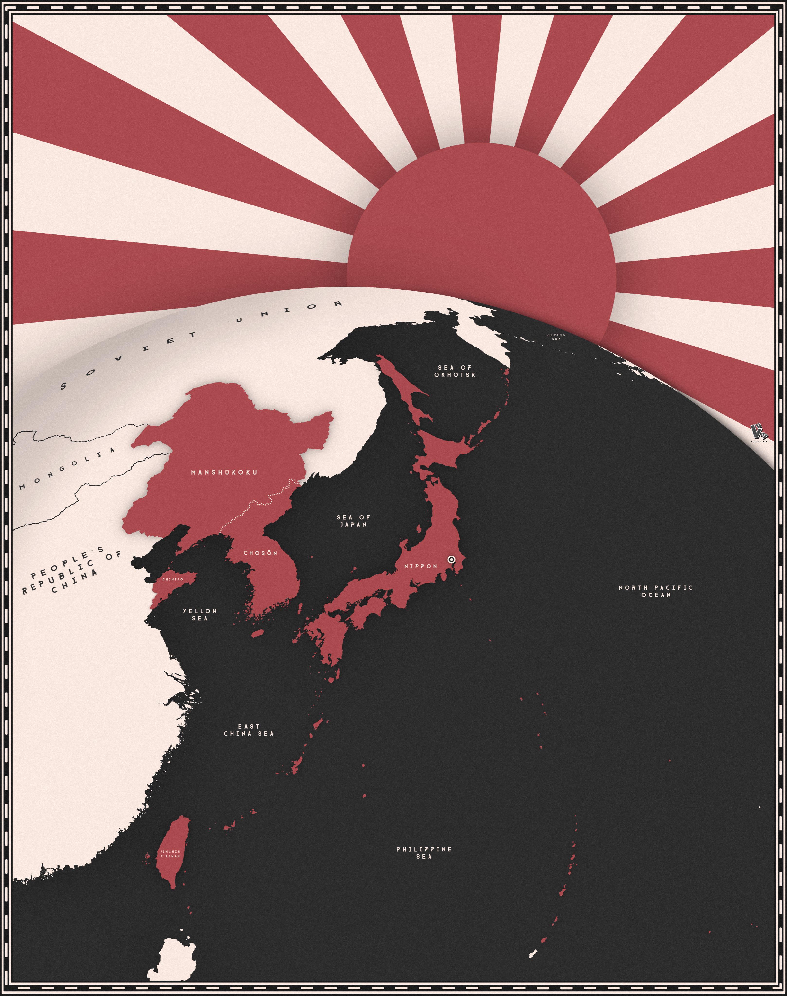 What if the Empire of Japan survived into the Cold War ( Propaganda Poster: Japan doesn't participate in WW2)